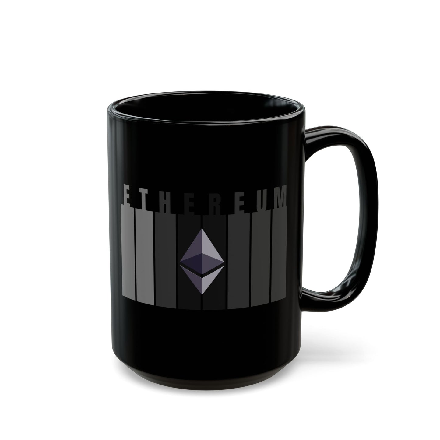 Ethereum (ETH) Black Mug by cypherpunkgear.com