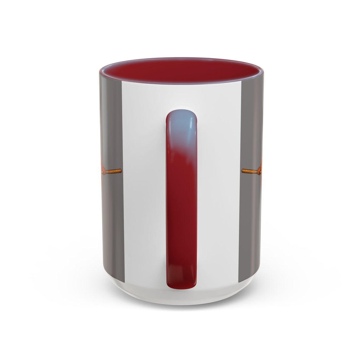 Velvet Vex Grey Accent Mug by CreepyCrafts.boo
