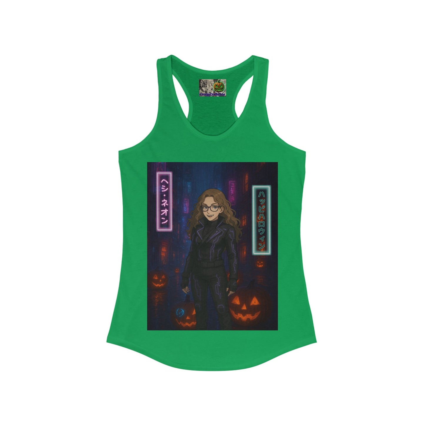 Hethyr Neon Women's Racerback Tank Top by CreepyCrafts.boo