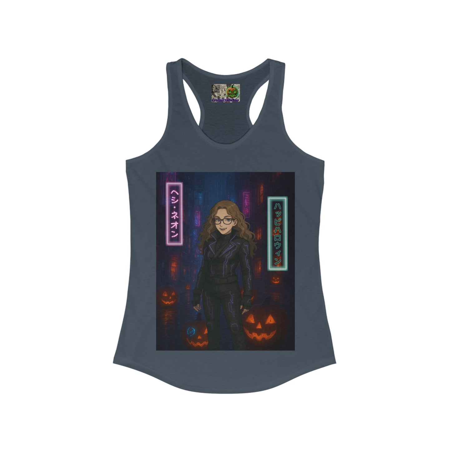 Hethyr Neon Women's Racerback Tank Top by CreepyCrafts.boo