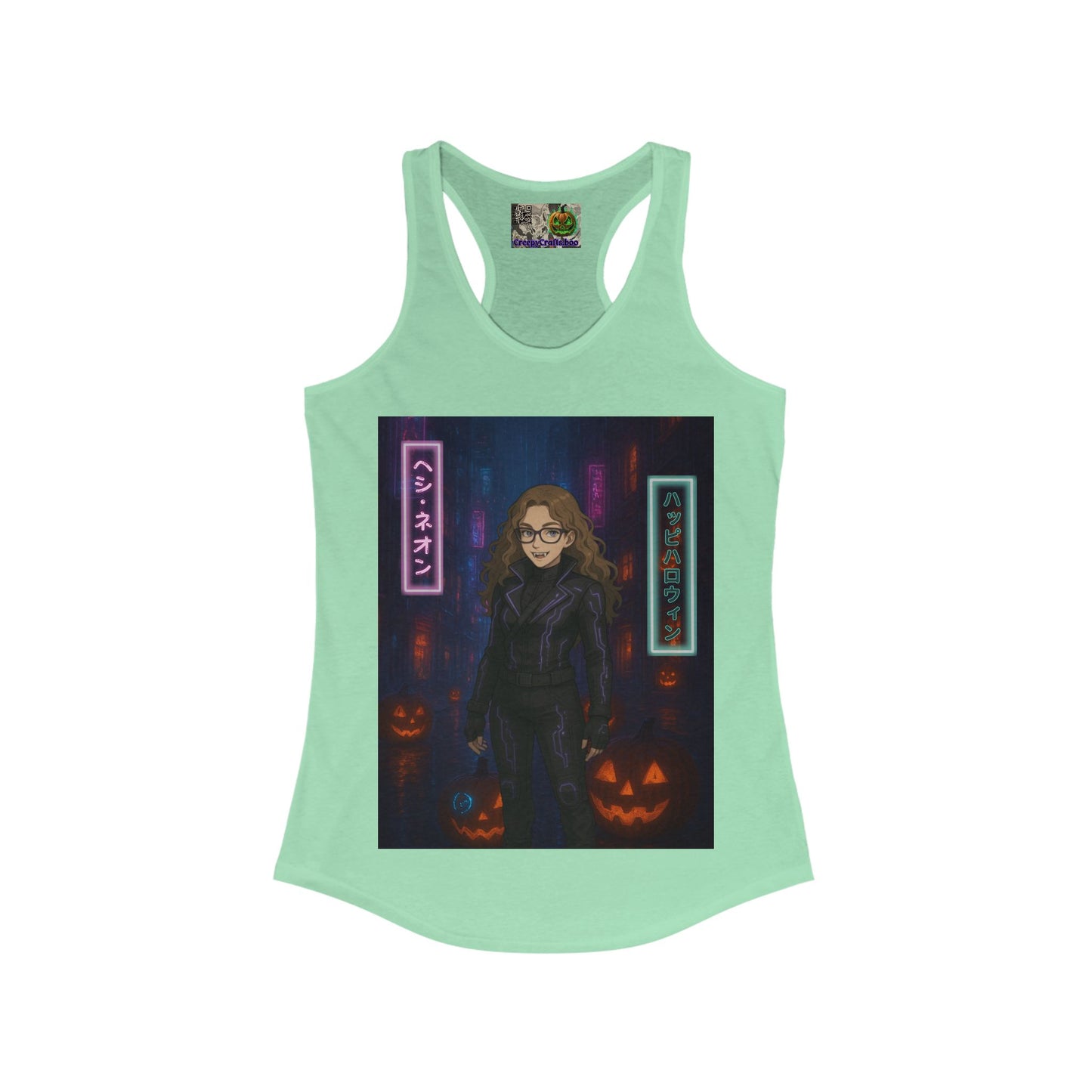 Hethyr Neon Women's Racerback Tank Top by CreepyCrafts.boo