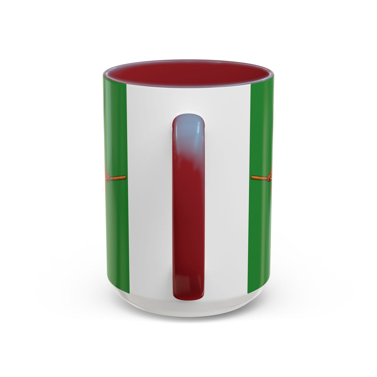 Velvet Vex Green Accent Mug by CreepyCrafts.boo