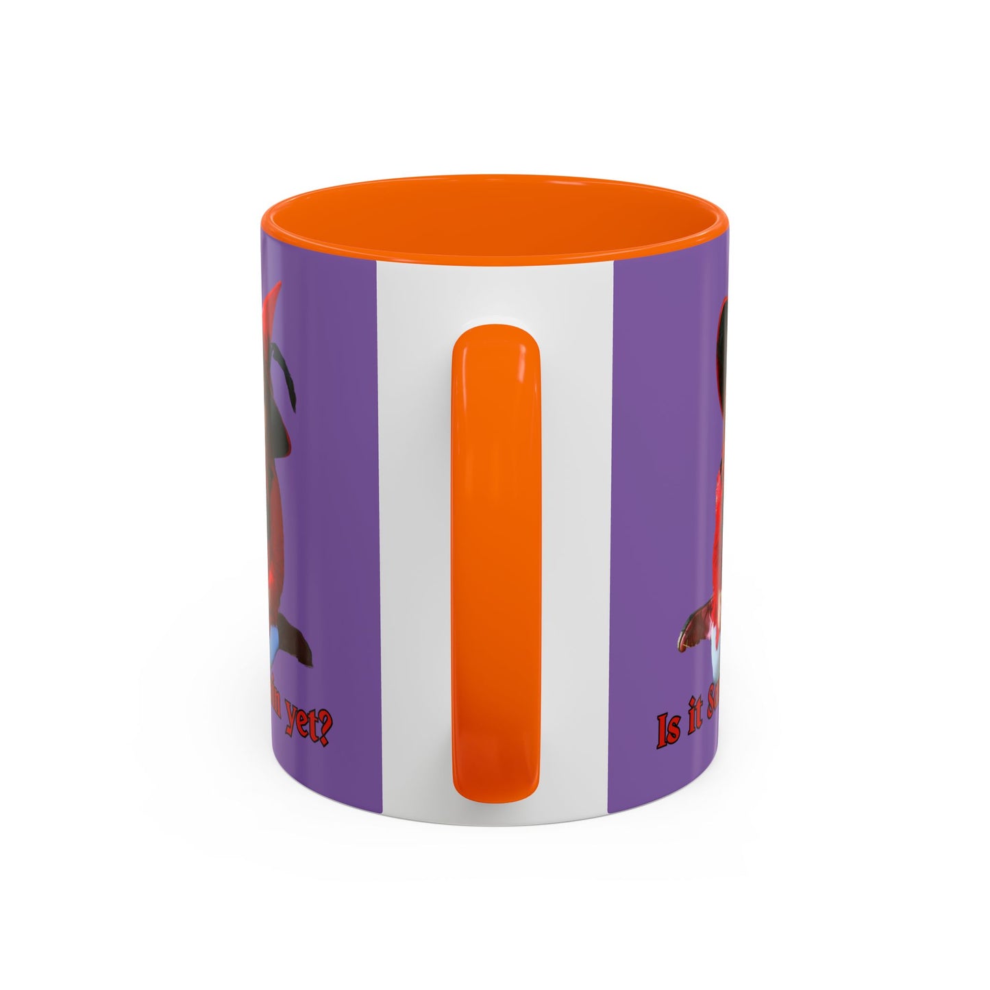 Is it Samhain yet? Light Purple Accent Mug by CreepyCrafts.boo