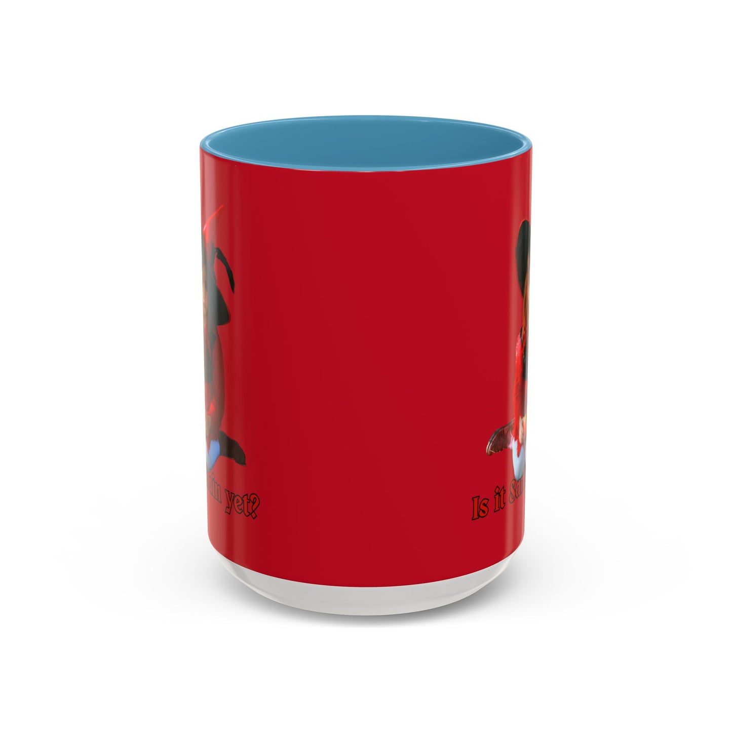 Is it Samhain yet? Red Accent Mug by CreepyCrafts.boo