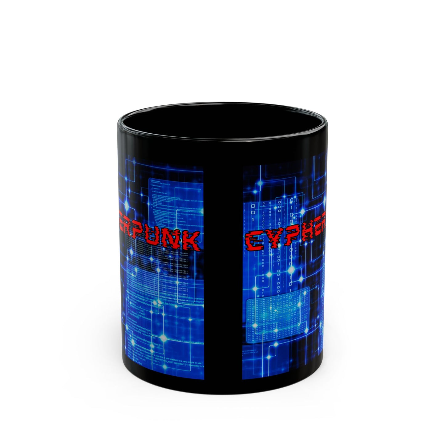 Cypherpunk Black Mug by cypherpunkgear.com