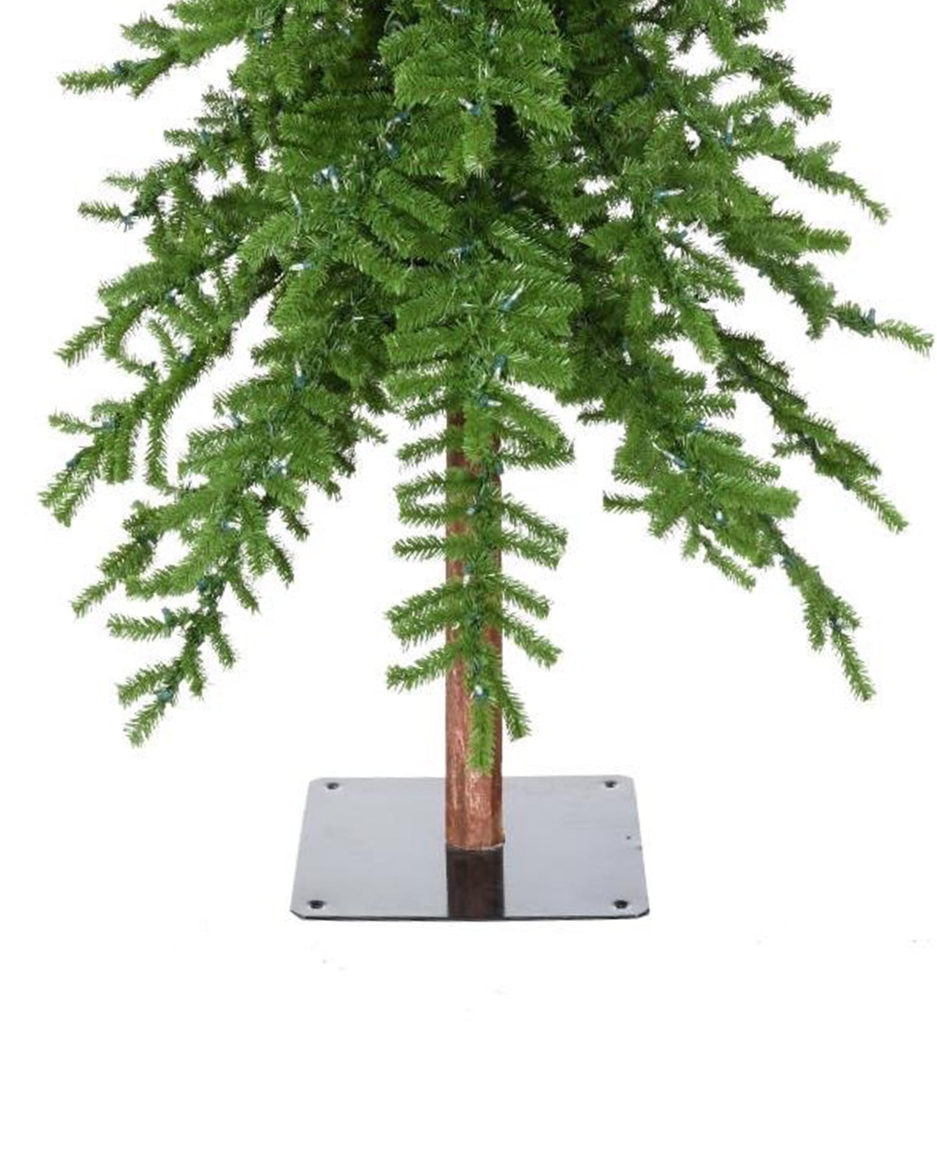 Whimsical Curved Top Green Christmas Tree - Perfect Holiday Bendable Artificial Tree