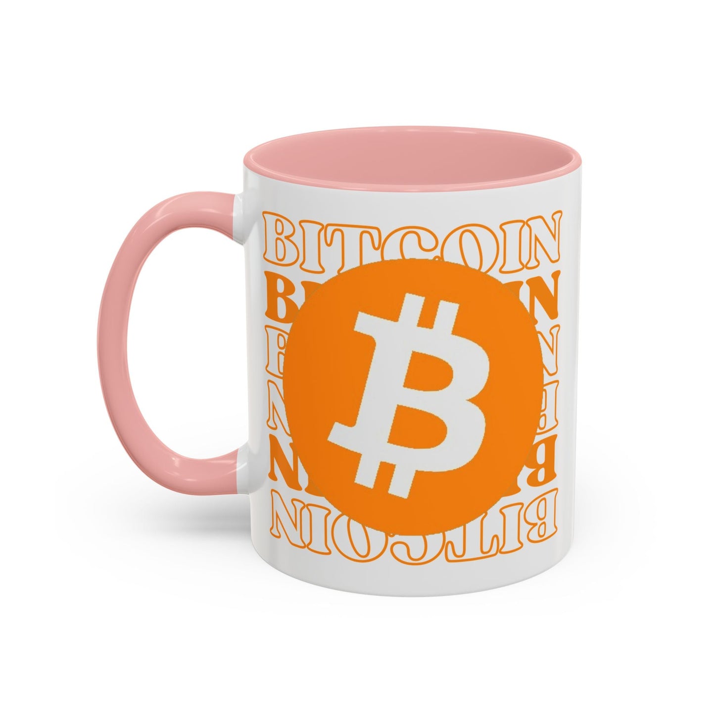 Bitcoin Bitcoin Bitcoin (BTC) Accent Mug by cypherpunkgear – cypherpunkgear.com | Cypherpunk Merch