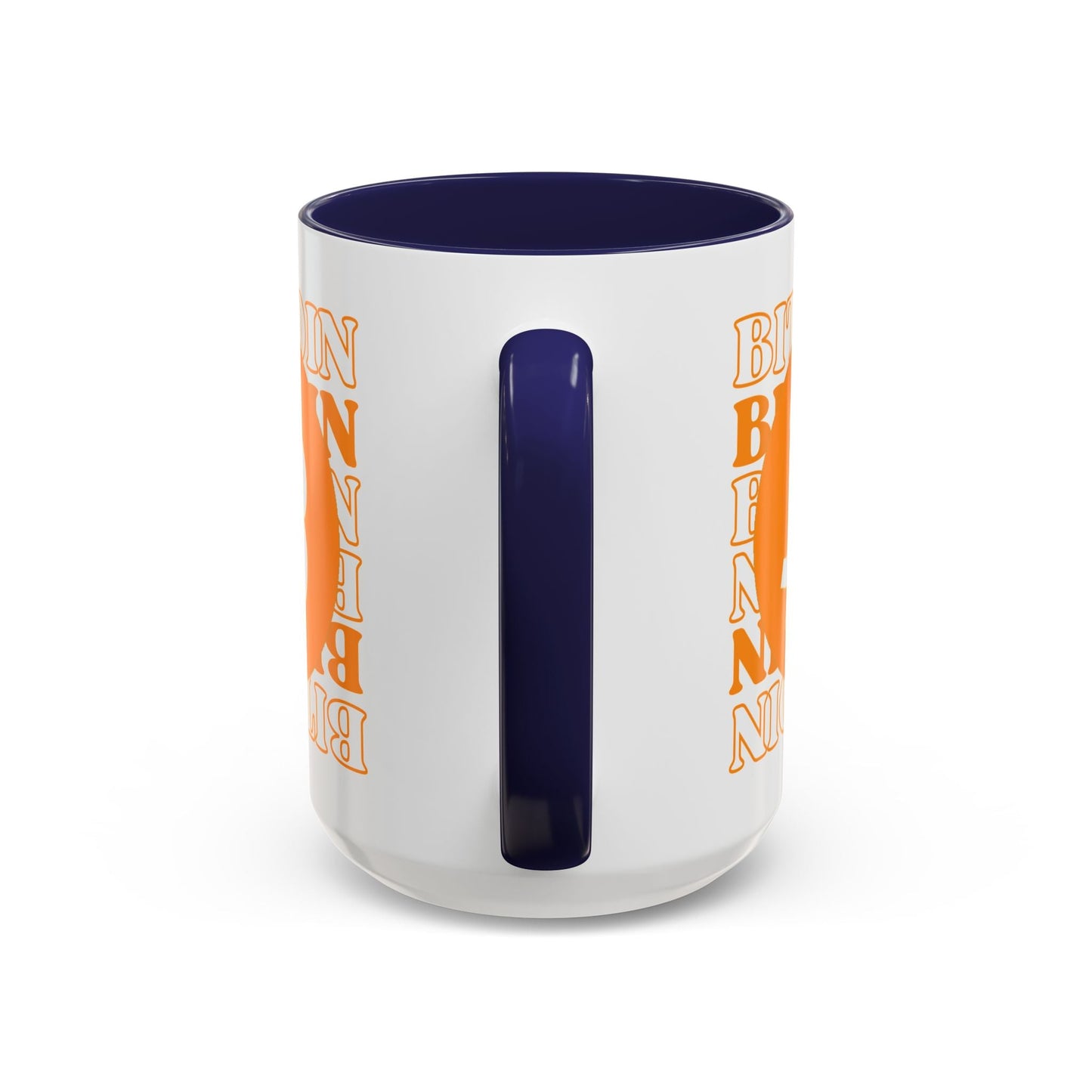 Bitcoin Bitcoin Bitcoin (BTC) Accent Mug by cypherpunkgear – cypherpunkgear.com | Cypherpunk Merch