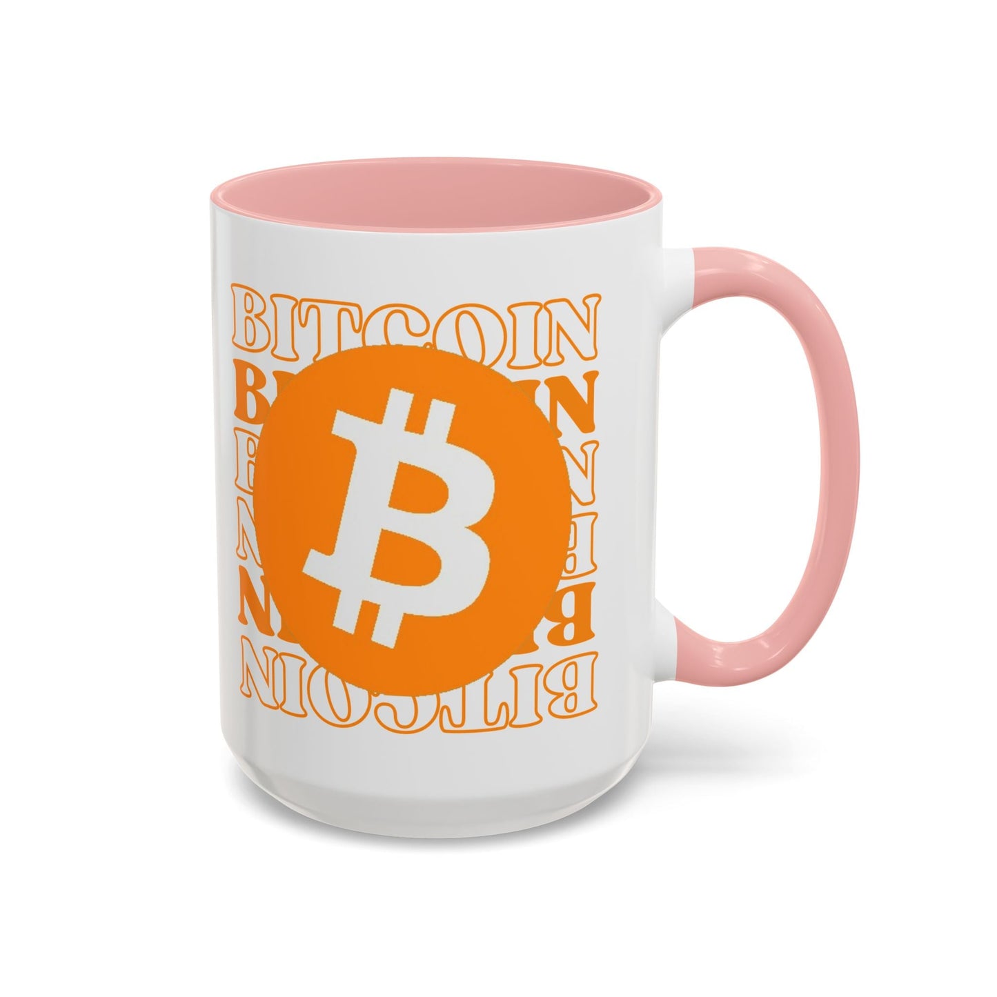 Bitcoin Bitcoin Bitcoin (BTC) Accent Mug by cypherpunkgear – cypherpunkgear.com | Cypherpunk Merch