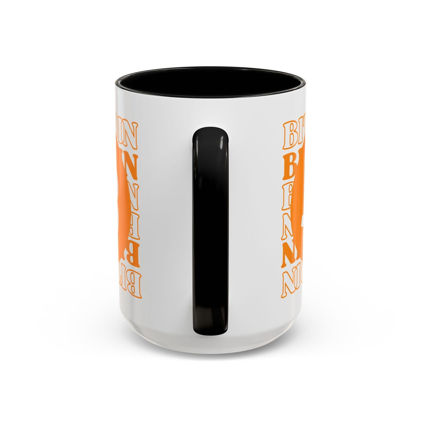 Bitcoin Bitcoin Bitcoin (BTC) Accent Mug by cypherpunkgear – cypherpunkgear.com | Cypherpunk Merch