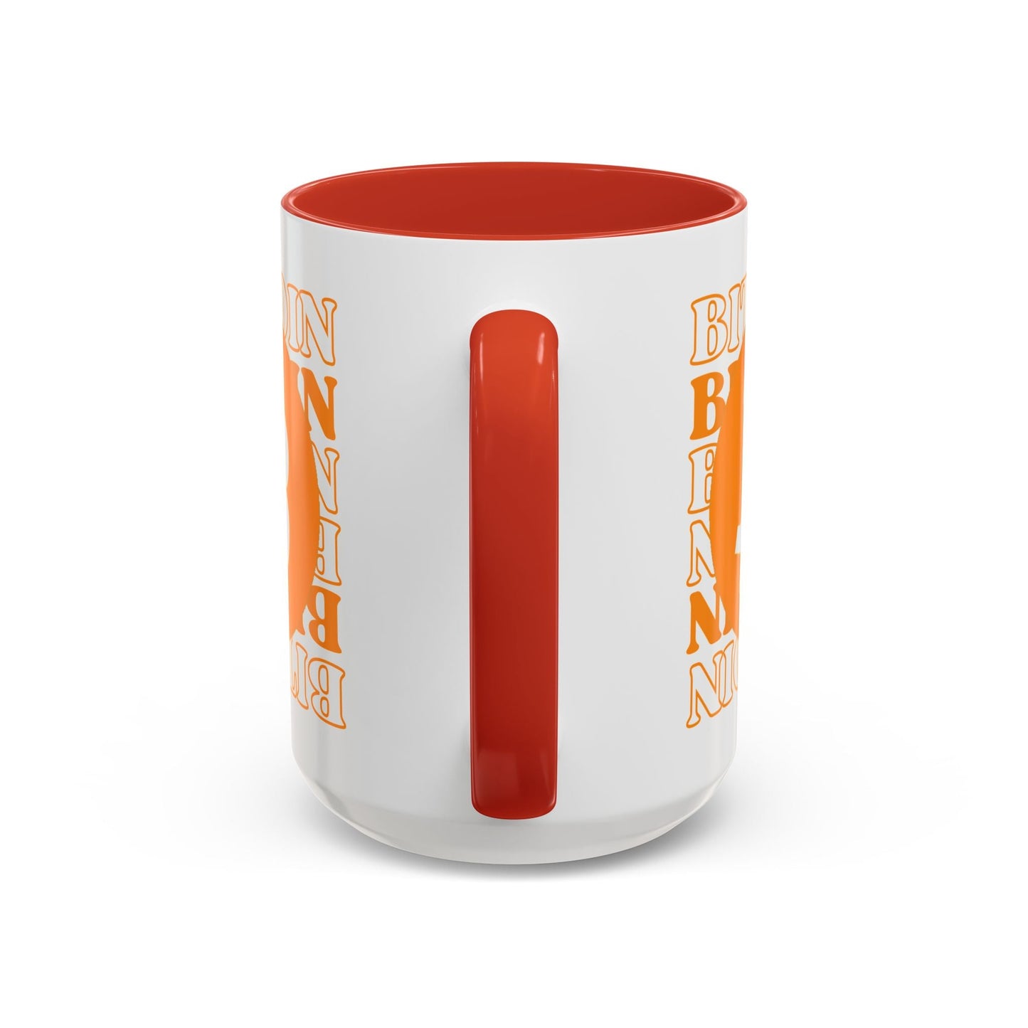 Bitcoin Bitcoin Bitcoin (BTC) Accent Mug by cypherpunkgear – cypherpunkgear.com | Cypherpunk Merch