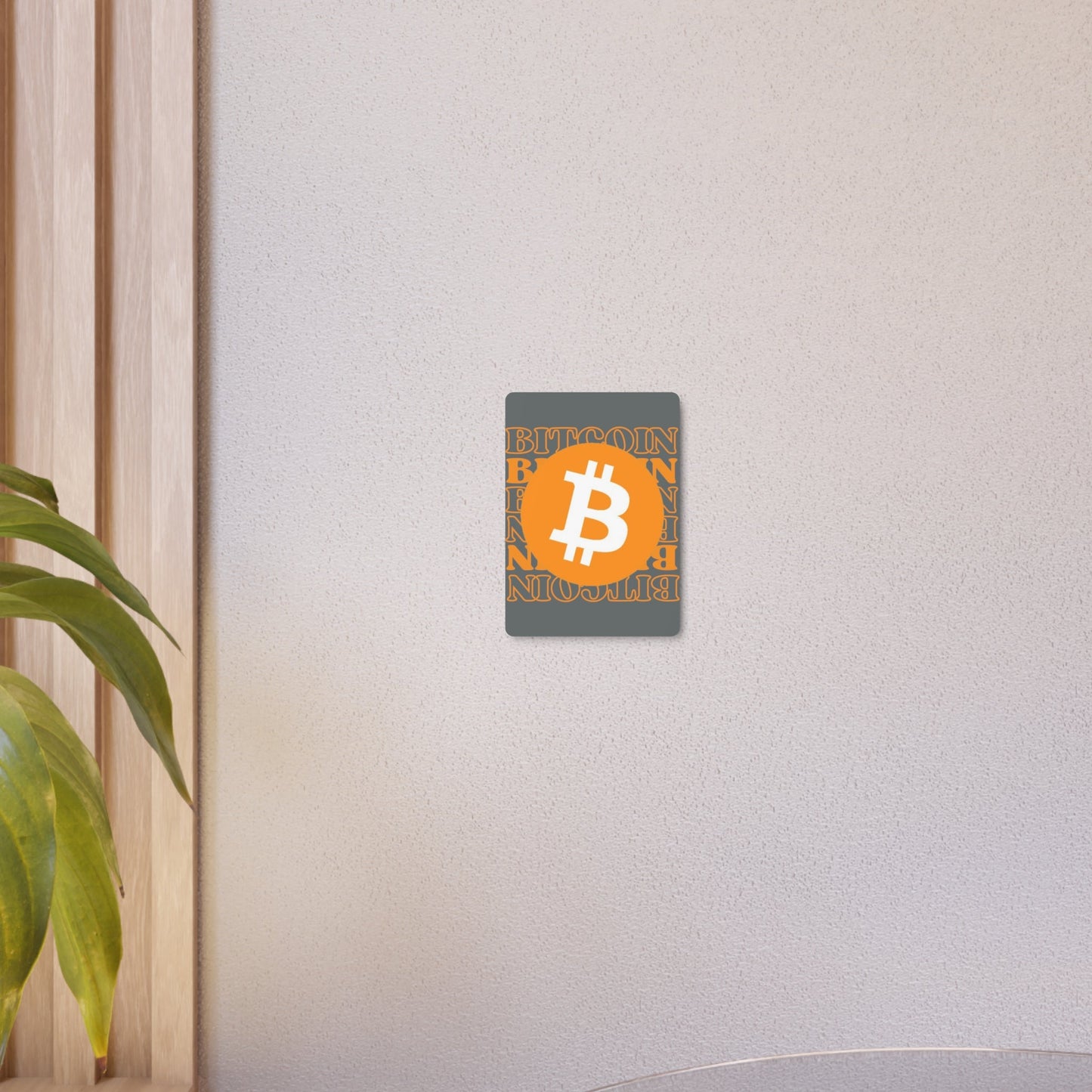 Bitcoin Bitcoin Bitcoin (BTC) Metal Art Sign by cypherpunkgear – cypherpunkgear.com | Cypherpunk Merch