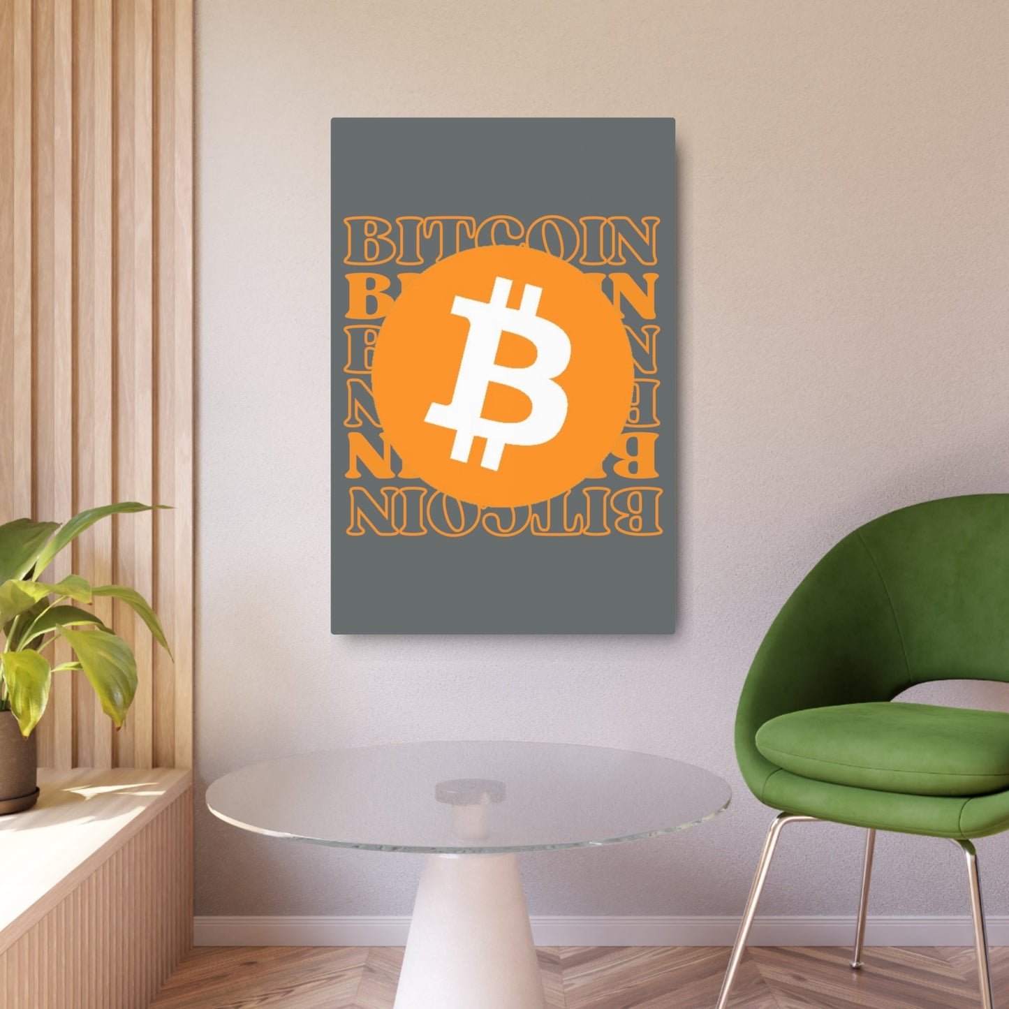 Bitcoin Bitcoin Bitcoin (BTC) Metal Art Sign by cypherpunkgear – cypherpunkgear.com | Cypherpunk Merch