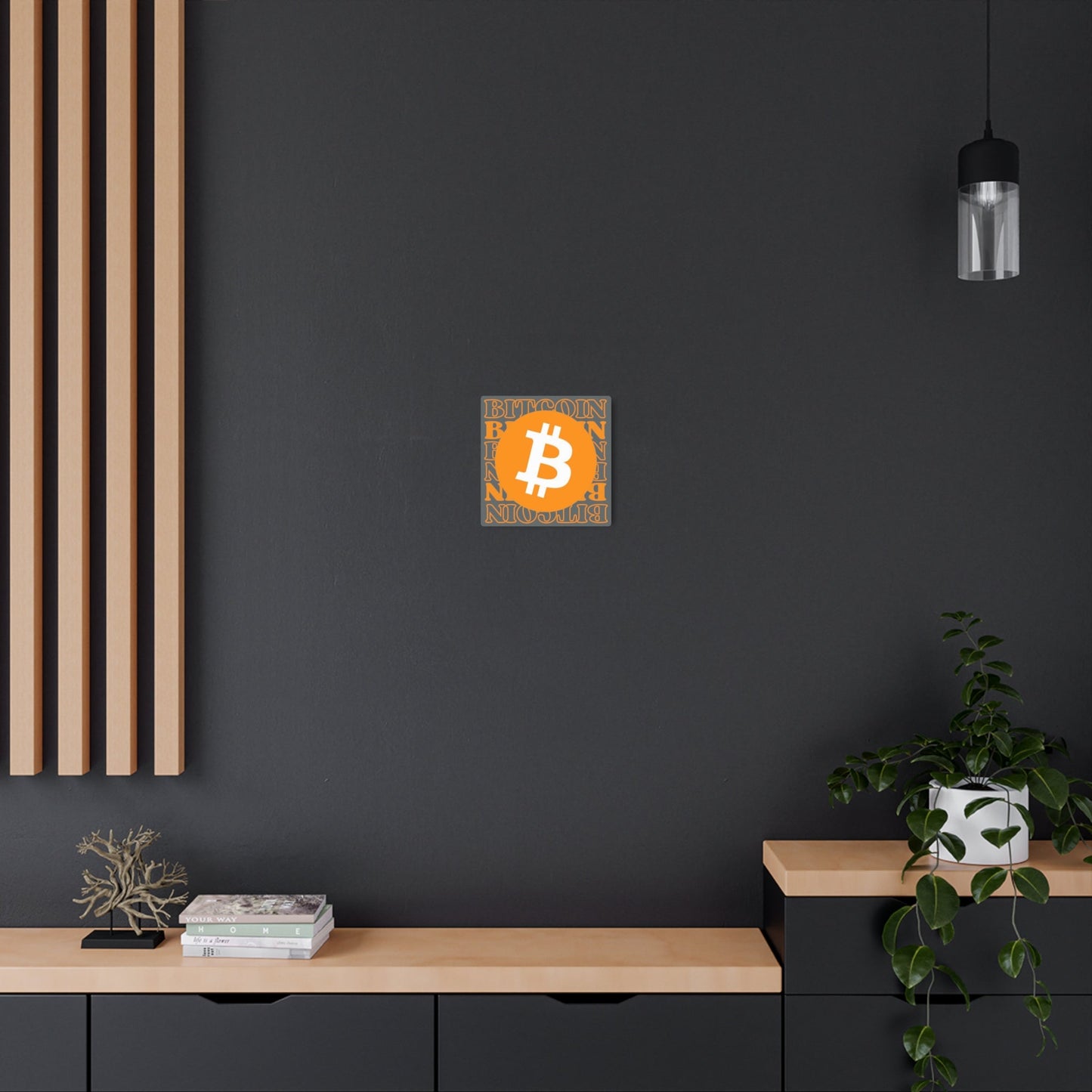 Bitcoin Bitcoin Bitcoin (BTC) Metal Art Sign by cypherpunkgear – cypherpunkgear.com | Cypherpunk Merch