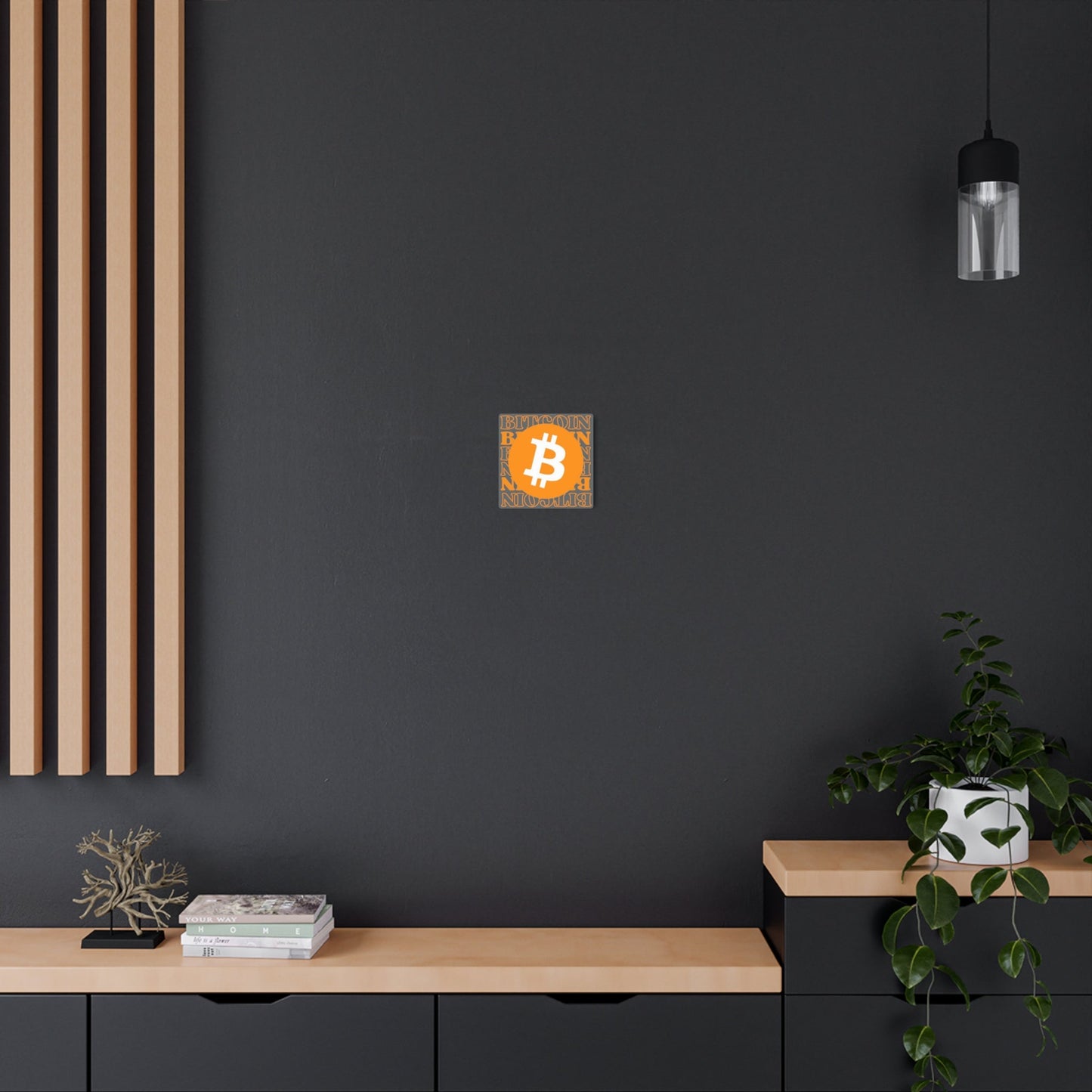 Bitcoin Bitcoin Bitcoin (BTC) Metal Art Sign by cypherpunkgear – cypherpunkgear.com | Cypherpunk Merch