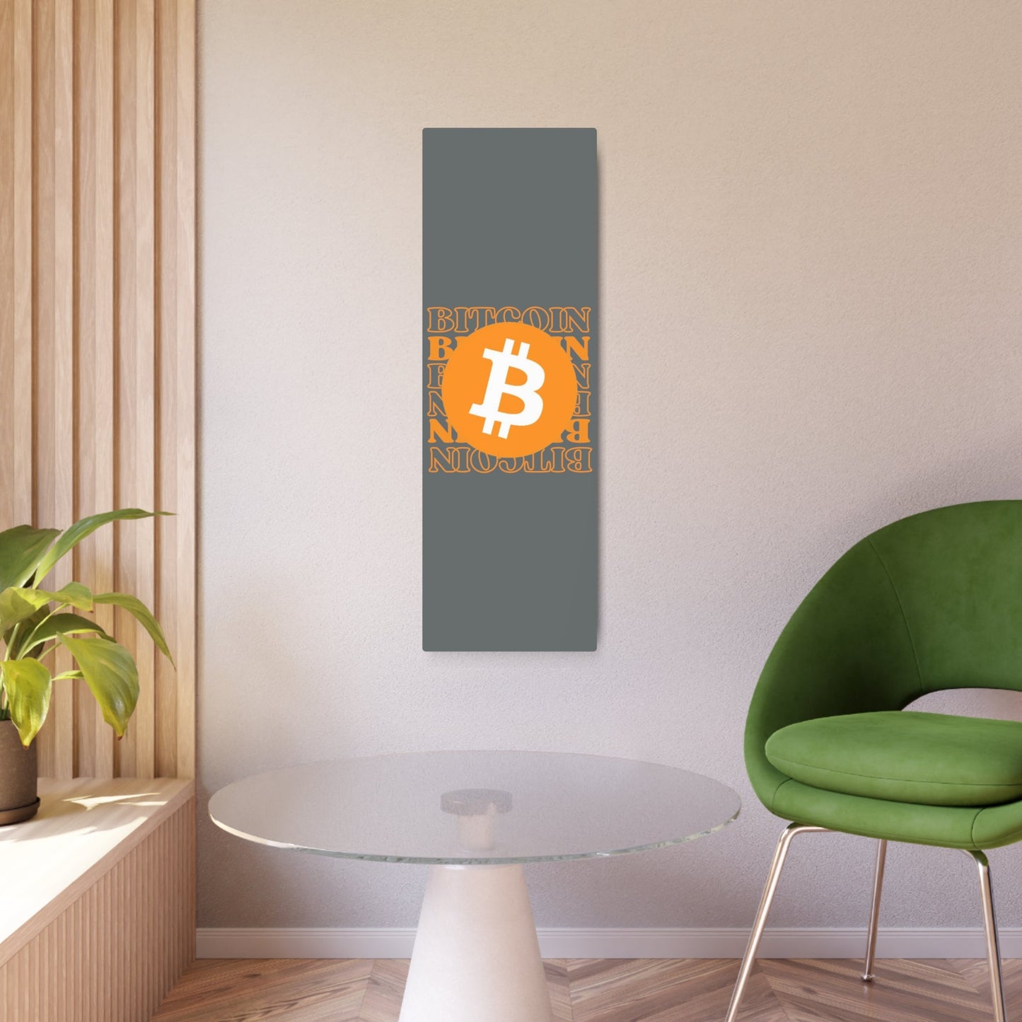 Bitcoin Bitcoin Bitcoin (BTC) Metal Art Sign by cypherpunkgear – cypherpunkgear.com | Cypherpunk Merch