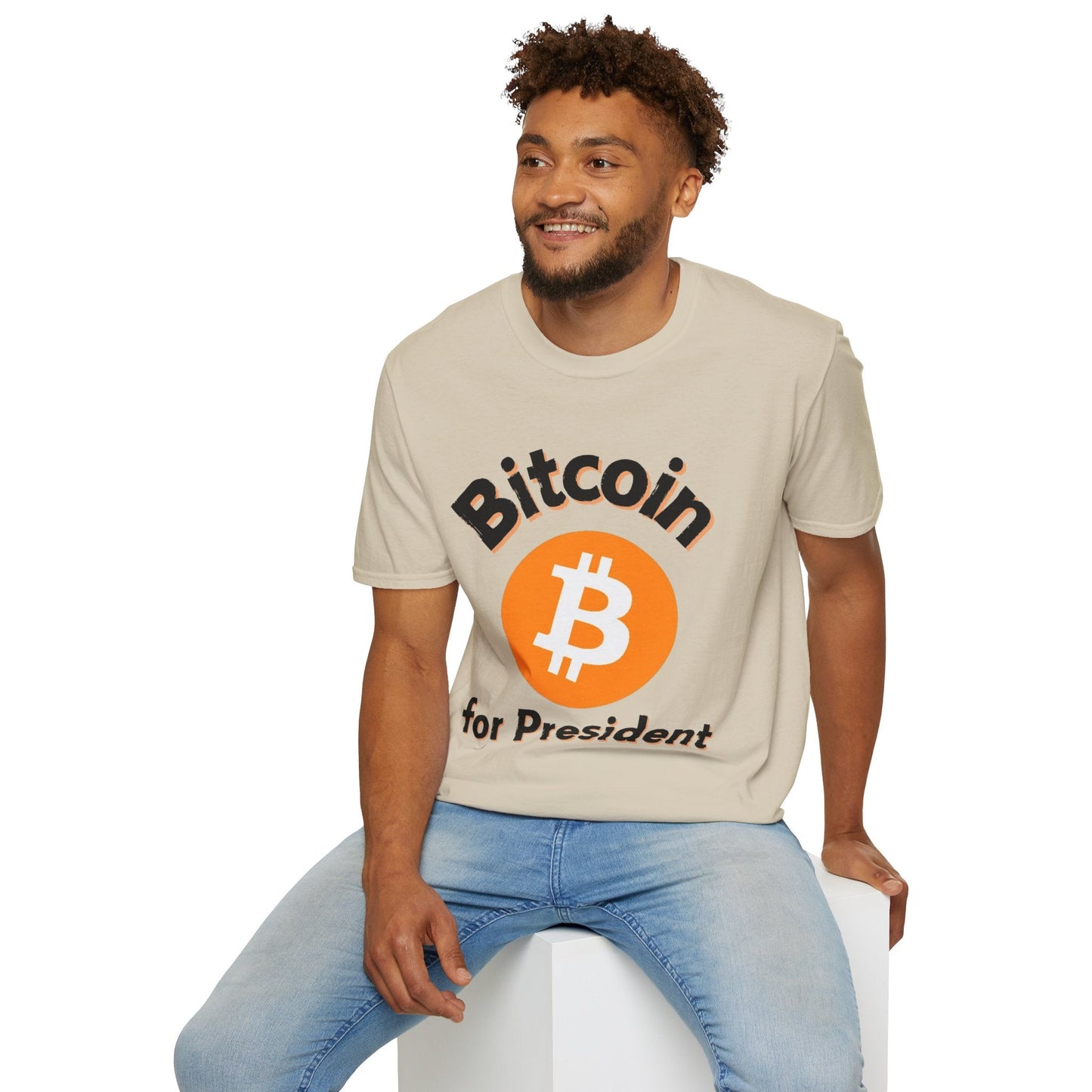 Bitcoin (BTC) for President LTcolors Unisex T-Shirt by cypherpunkgear – cypherpunkgear.com | Cypherpunk Merch