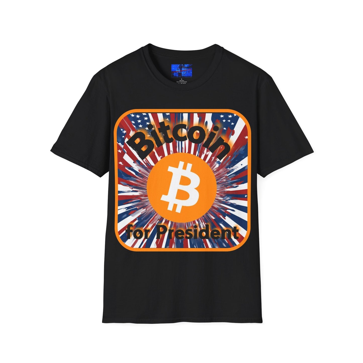 Bitcoin (BTC) for President USA DKcolors Unisex T-Shirt by cypherpunkgear – cypherpunkgear.com | Cypherpunk Merch