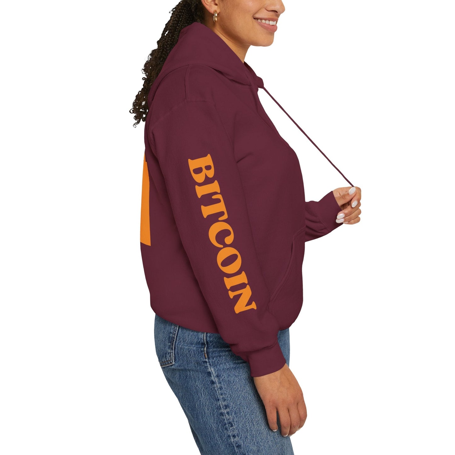 Bitcoin (BTC) Freedom Hoodie Unisex Heavy Blend™ Hooded Sweatshirt by cypherpunkgear – cypherpunkgear.com | Cypherpunk Merch