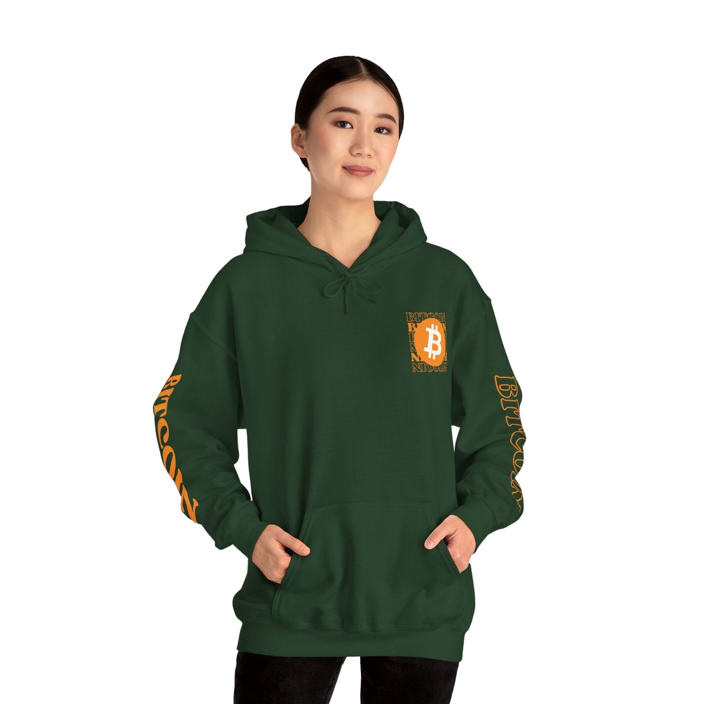 Bitcoin (BTC) Freedom Hoodie Unisex Heavy Blend™ Hooded Sweatshirt by cypherpunkgear – cypherpunkgear.com | Cypherpunk Merch