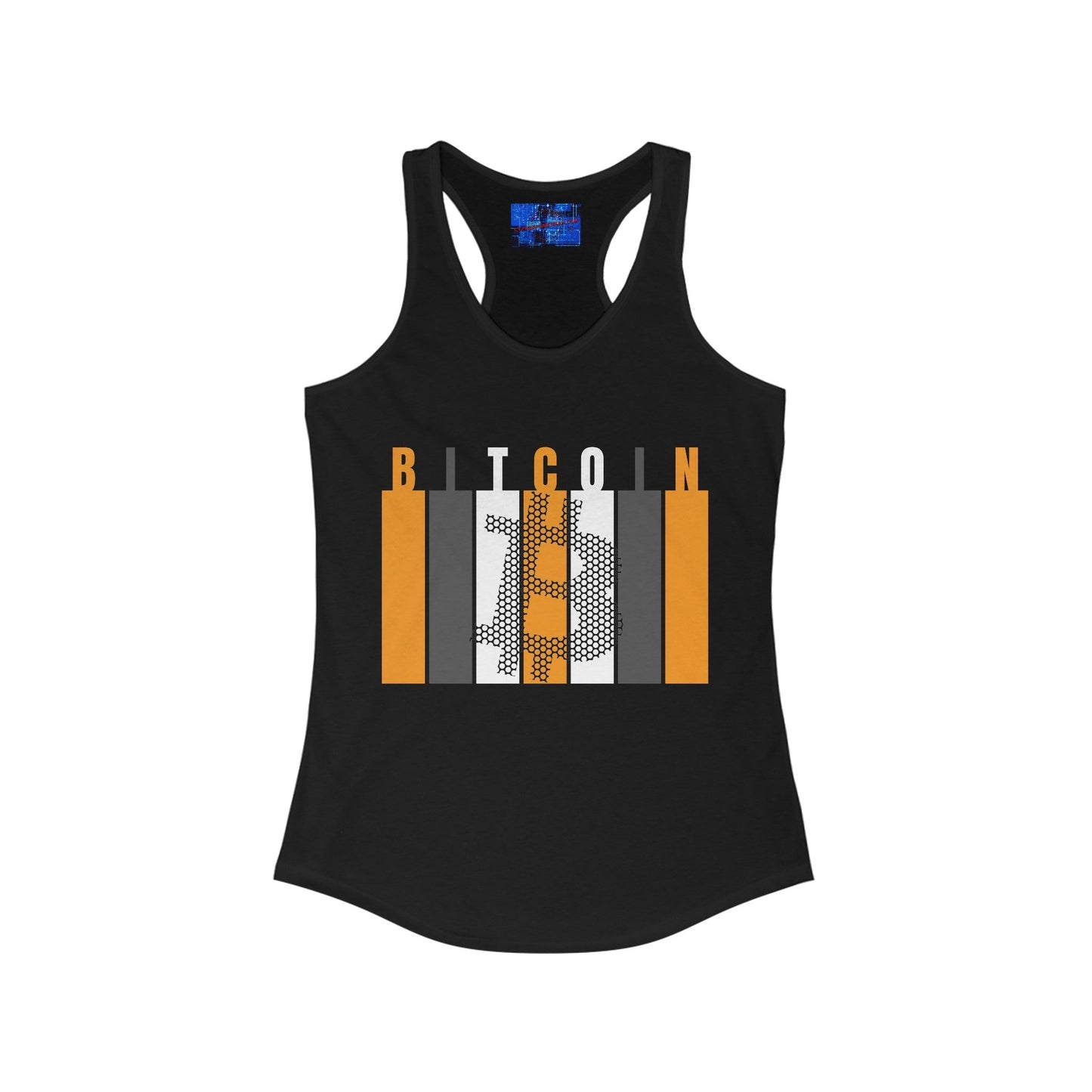 Bitcoin (BTC) Freedom Women's Racerback Tank Top by cypherpunkgear – cypherpunkgear.com | Cypherpunk Merch