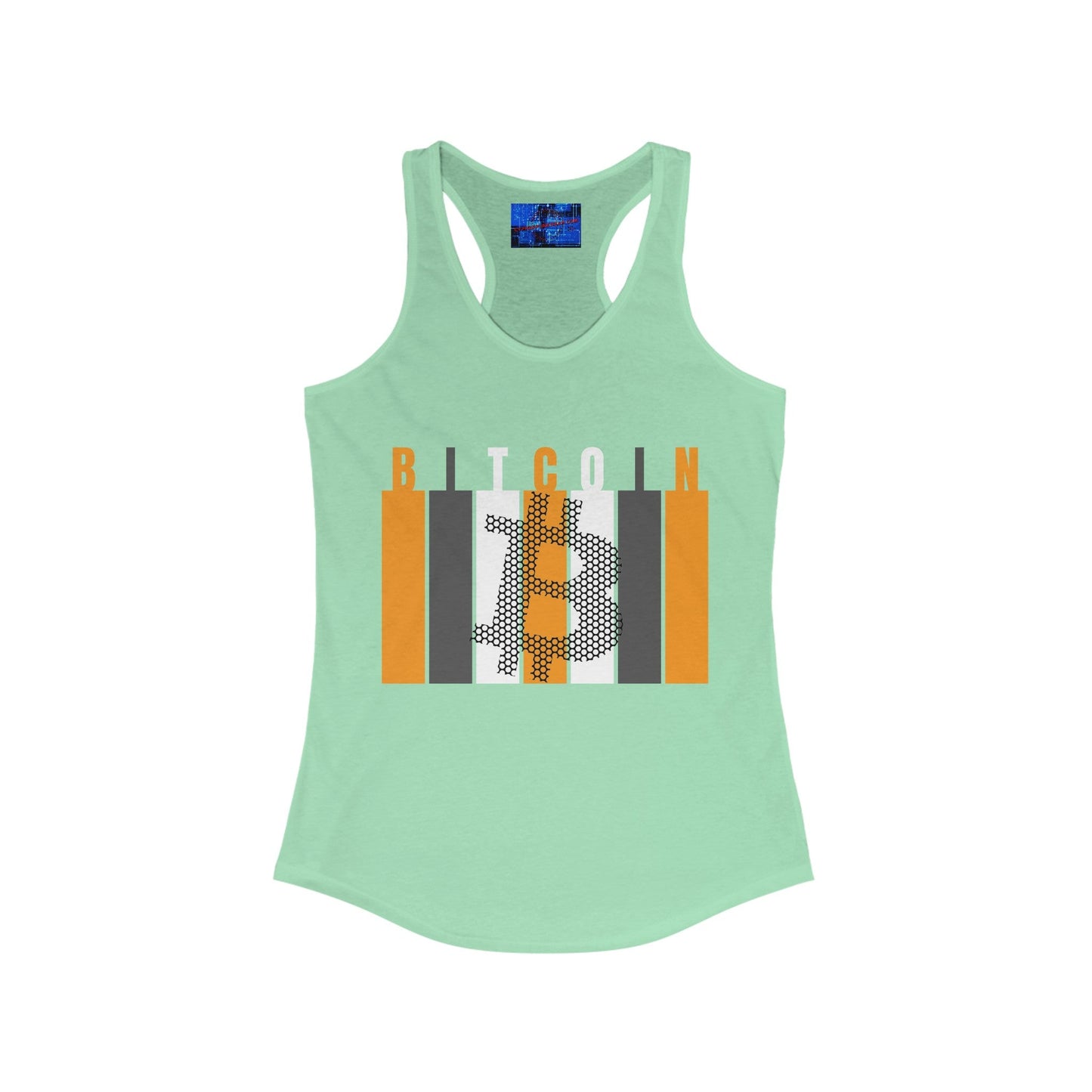 Bitcoin (BTC) Freedom Women's Racerback Tank Top by cypherpunkgear – cypherpunkgear.com | Cypherpunk Merch