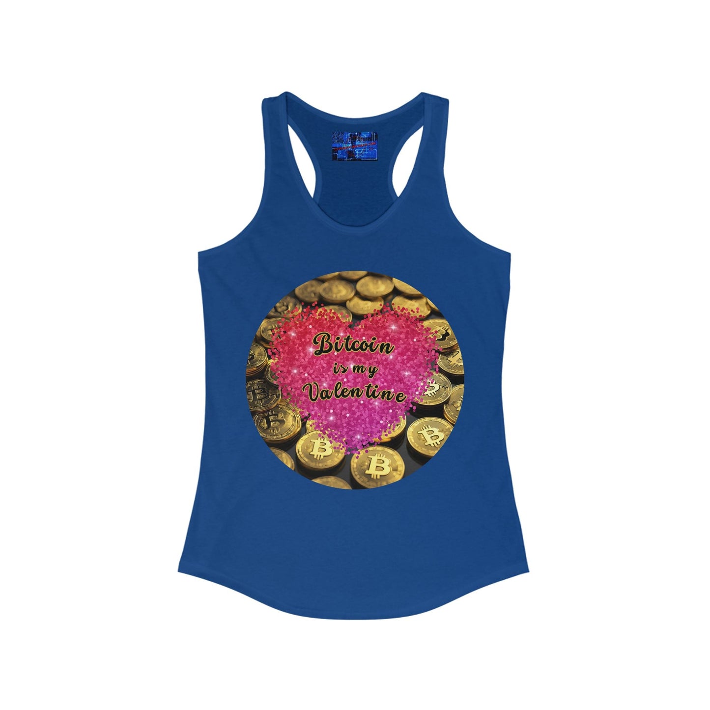 Bitcoin is My Valentine Women's Racerback Tank Top by cypherpunkgear – cypherpunkgear.com | Cypherpunk Merch