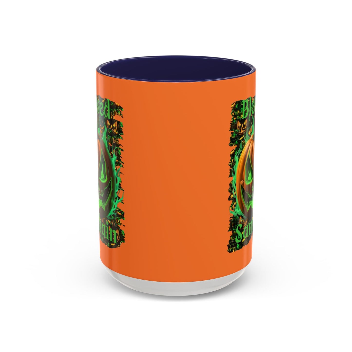 Blessed Samhain Green Jack Accent Mug by cypherpunkgear – cypherpunkgear.com | Cypherpunk Merch