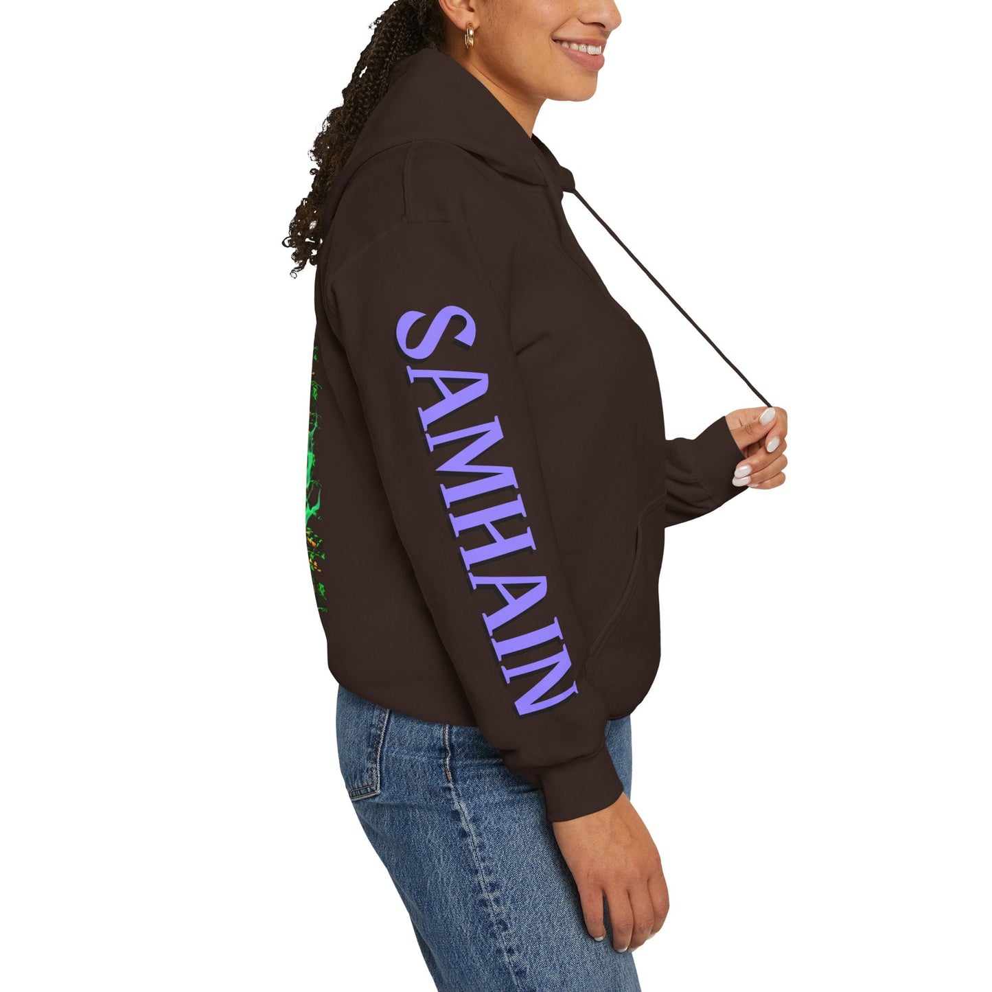 Blessed Samhain Green Jack Hoodie Unisex Hooded Sweatshirt by cypherpunkgear – cypherpunkgear.com | Cypherpunk Merch