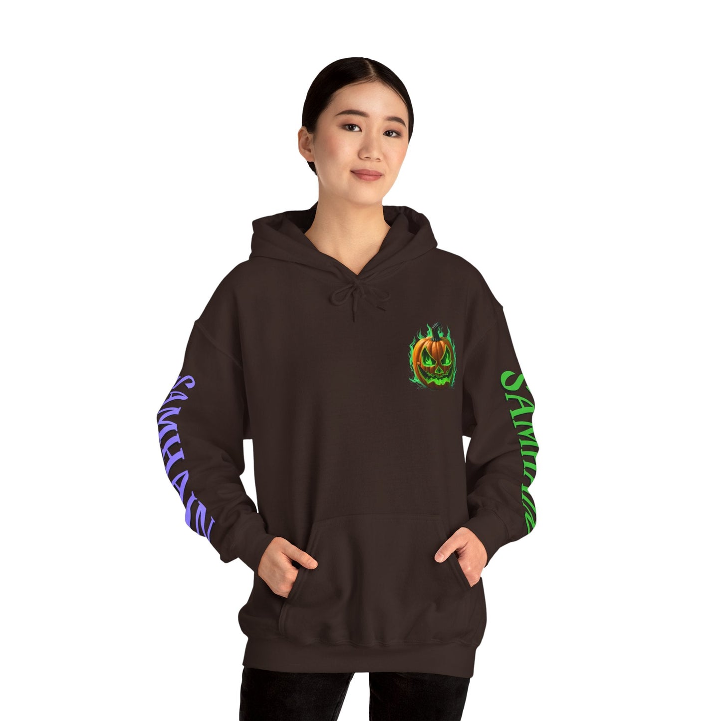 Blessed Samhain Green Jack Hoodie Unisex Hooded Sweatshirt by cypherpunkgear – cypherpunkgear.com | Cypherpunk Merch