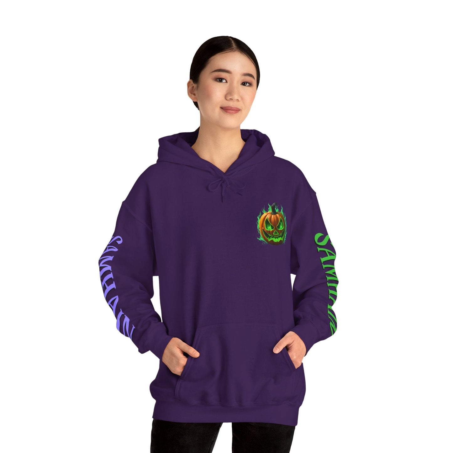 Blessed Samhain Green Jack Hoodie Unisex Hooded Sweatshirt by cypherpunkgear – cypherpunkgear.com | Cypherpunk Merch