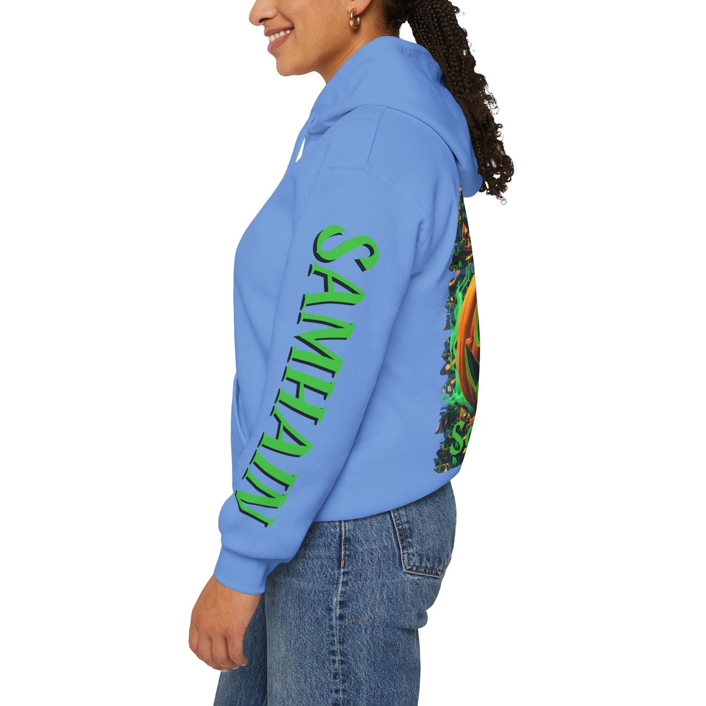 Blessed Samhain Green Jack Hoodie Unisex Hooded Sweatshirt by cypherpunkgear – cypherpunkgear.com | Cypherpunk Merch