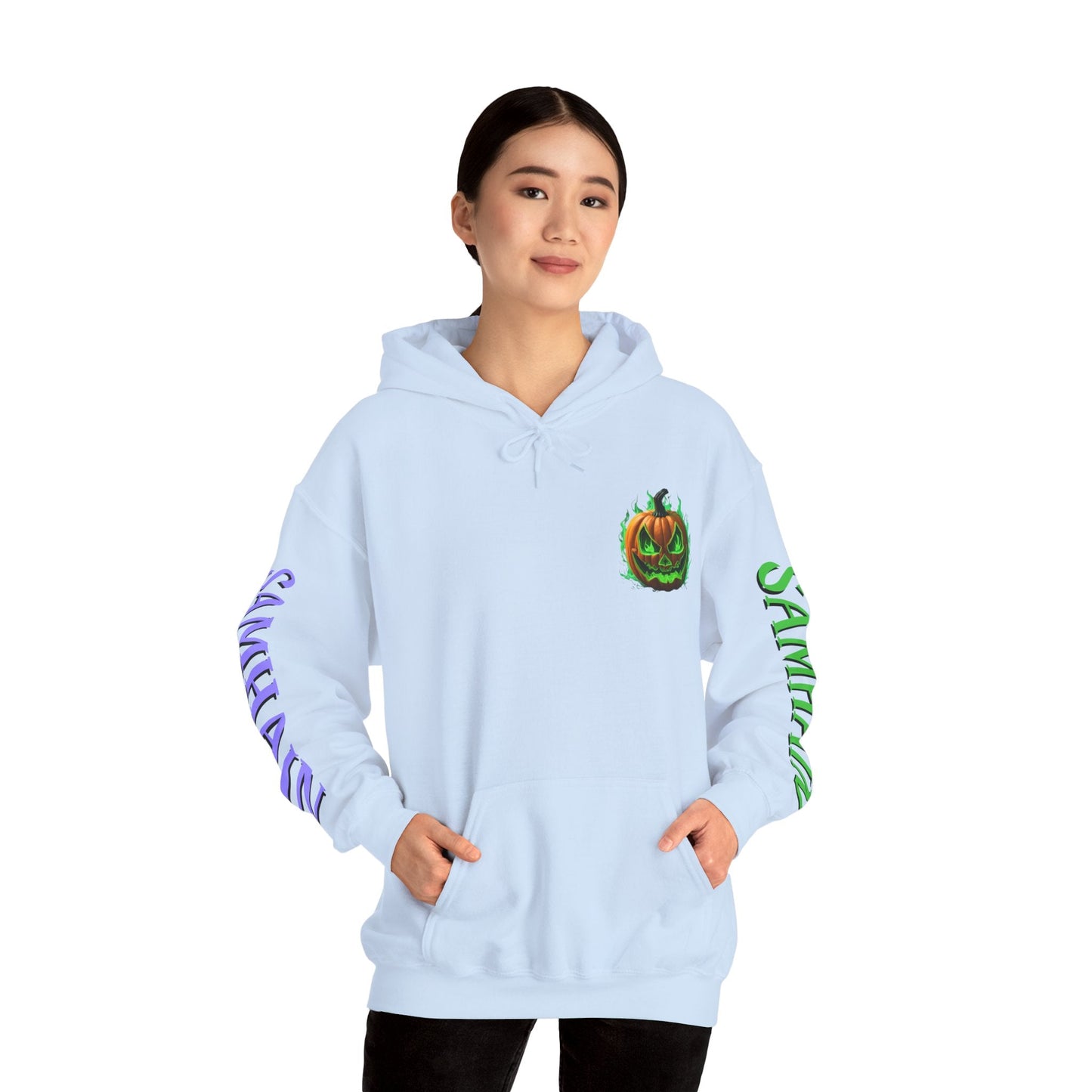 Blessed Samhain Green Jack Hoodie Unisex Hooded Sweatshirt by cypherpunkgear – cypherpunkgear.com | Cypherpunk Merch