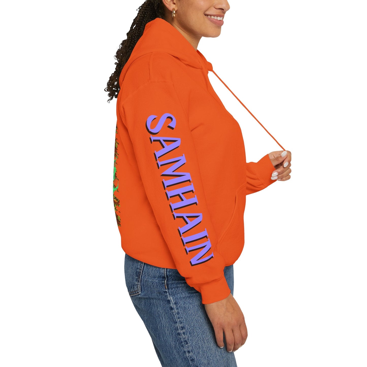 Blessed Samhain Green Jack Hoodie Unisex Hooded Sweatshirt by cypherpunkgear – cypherpunkgear.com | Cypherpunk Merch