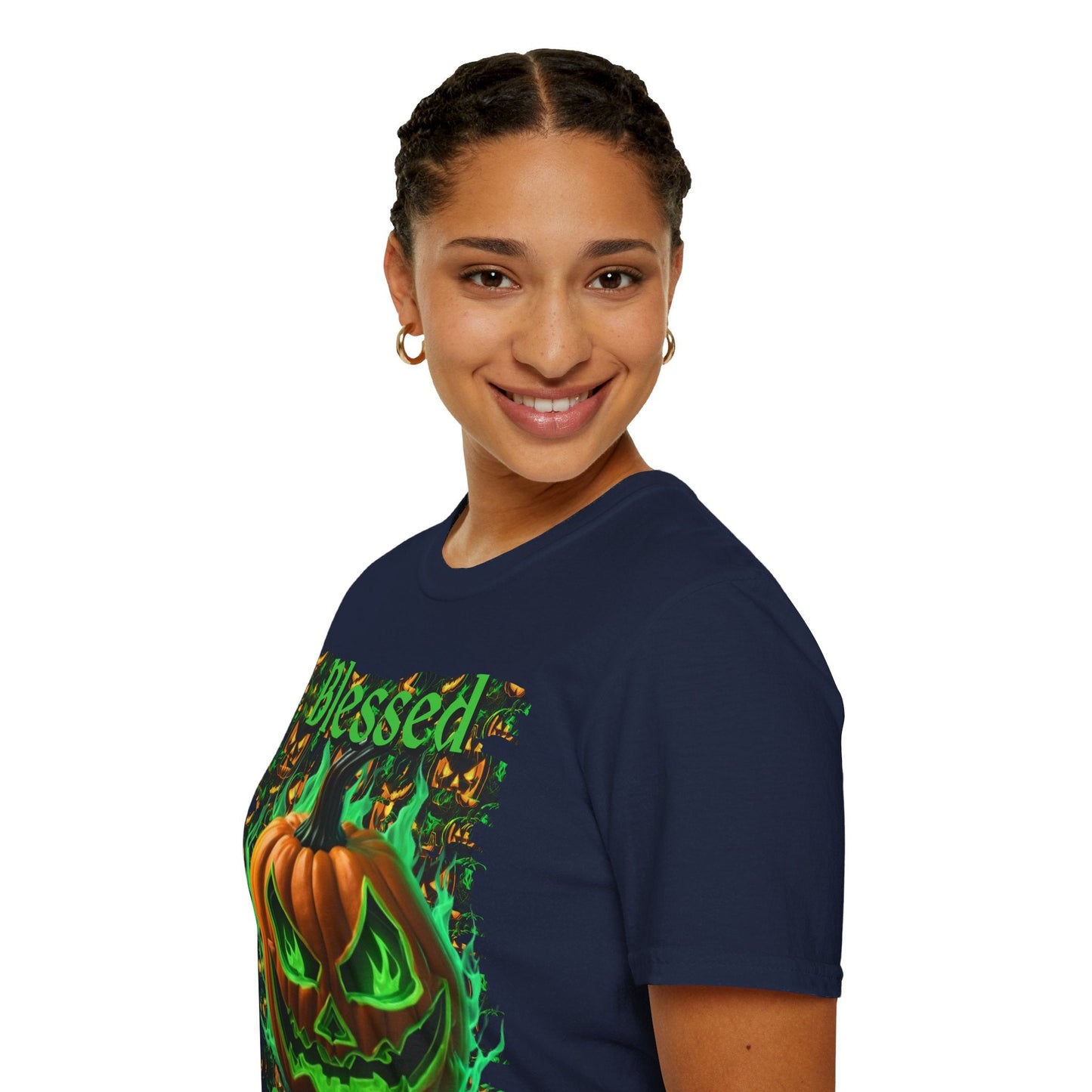 Blessed Samhain Green Jack Unisex T-Shirt by cypherpunkgear – cypherpunkgear.com | Cypherpunk Merch