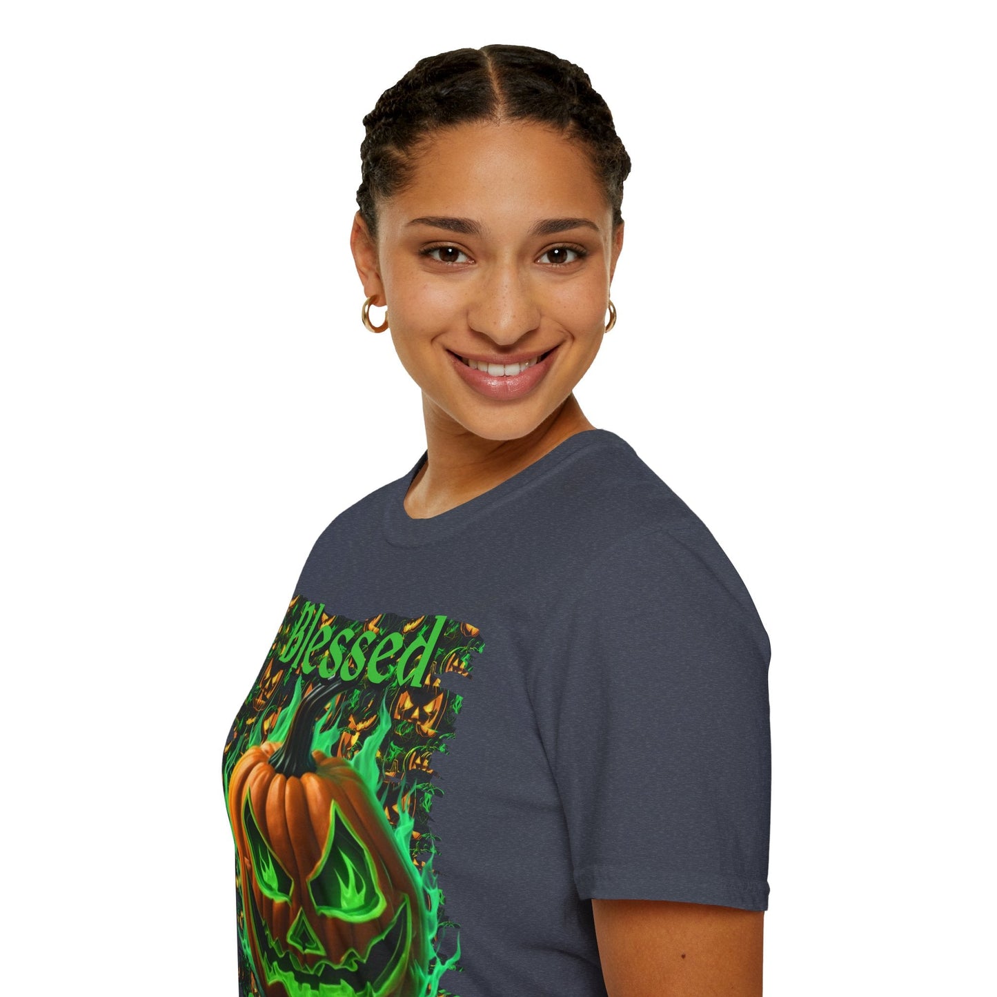 Blessed Samhain Green Jack Unisex T-Shirt by cypherpunkgear – cypherpunkgear.com | Cypherpunk Merch