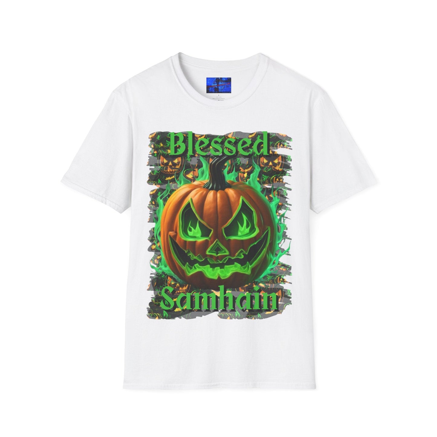 Blessed Samhain Green Jack Unisex T-Shirt by cypherpunkgear – cypherpunkgear.com | Cypherpunk Merch