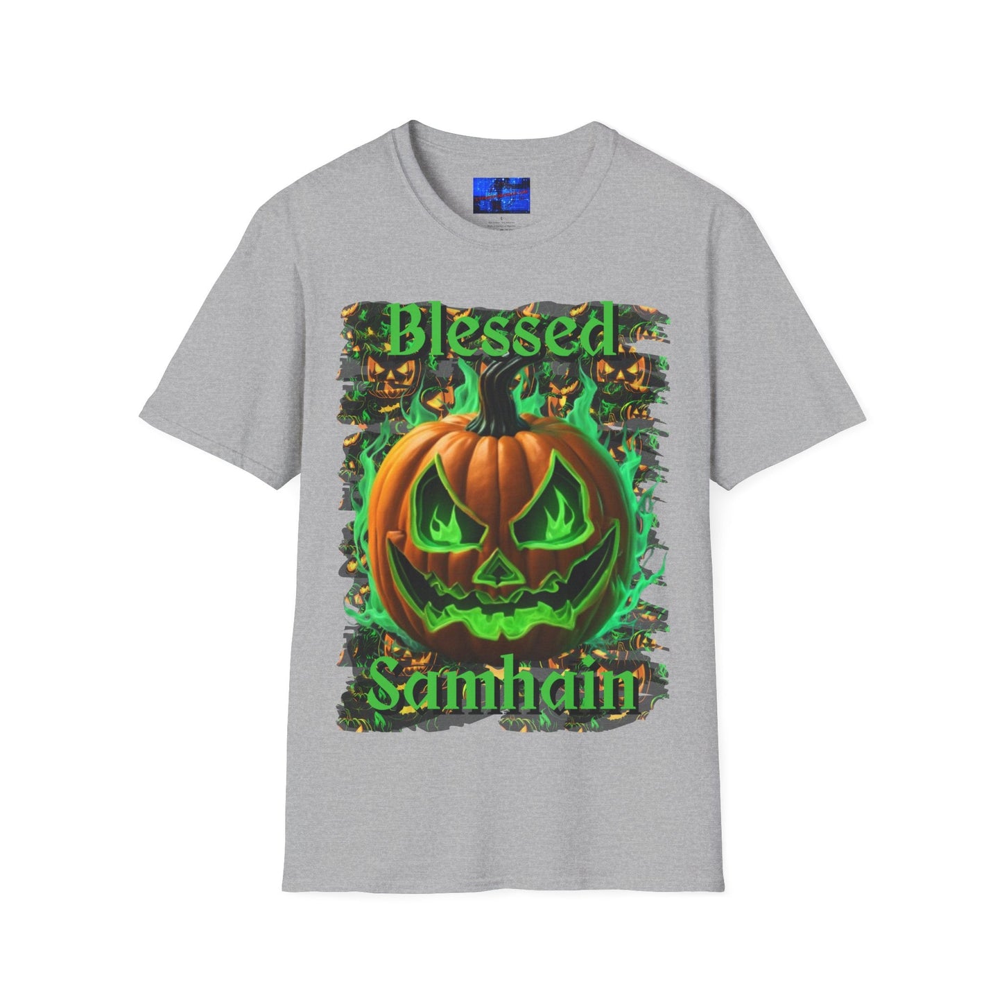Blessed Samhain Green Jack Unisex T-Shirt by cypherpunkgear – cypherpunkgear.com | Cypherpunk Merch