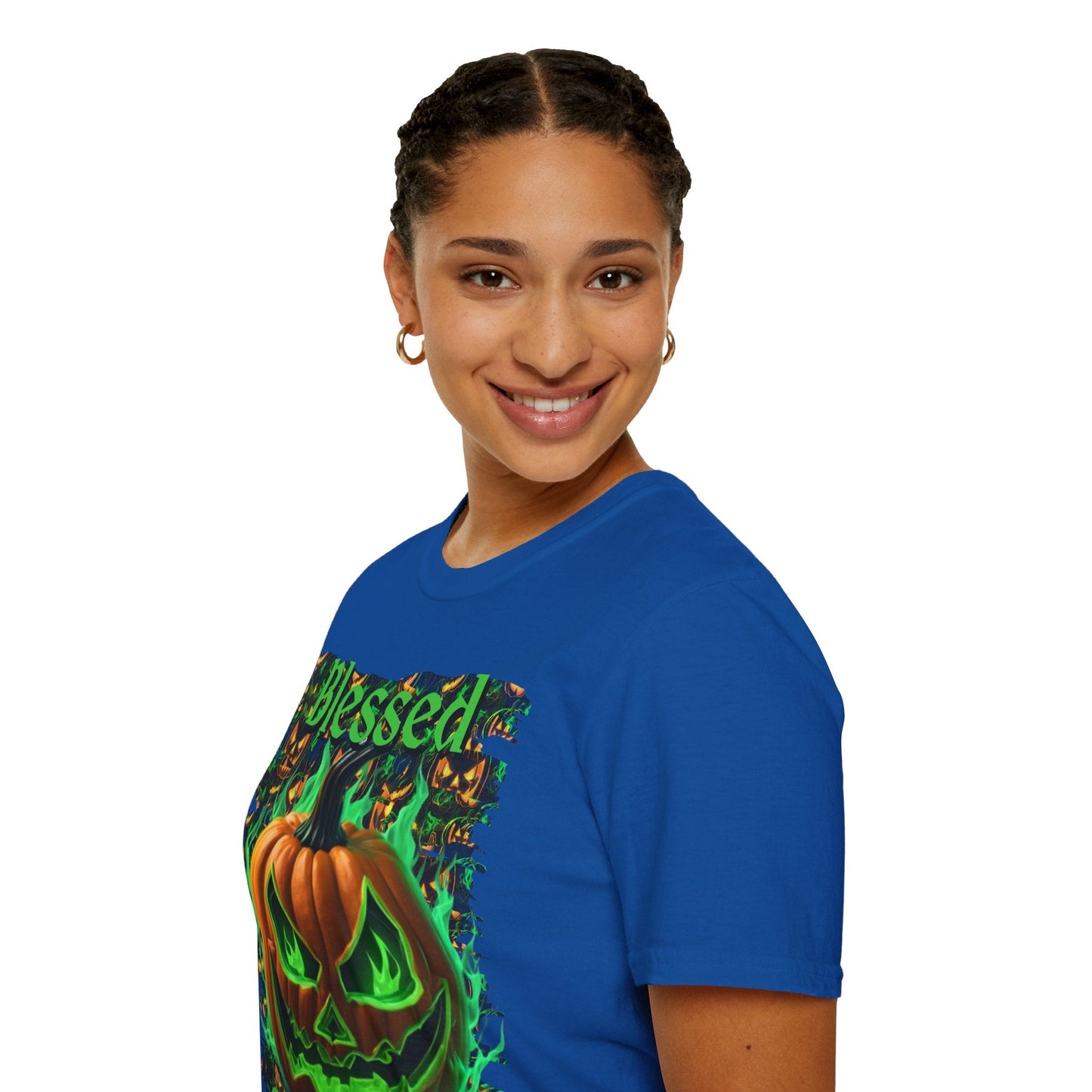 Blessed Samhain Green Jack Unisex T-Shirt by cypherpunkgear – cypherpunkgear.com | Cypherpunk Merch