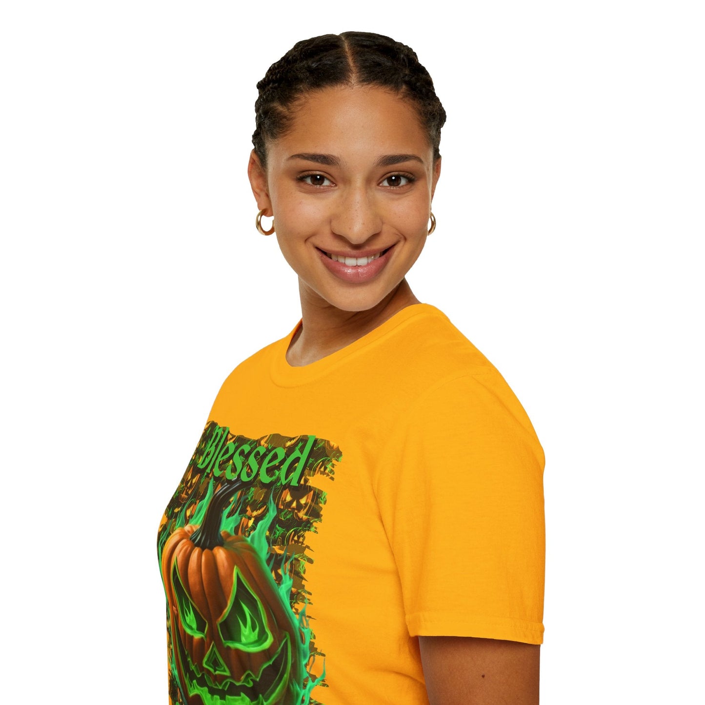 Blessed Samhain Green Jack Unisex T-Shirt by cypherpunkgear – cypherpunkgear.com | Cypherpunk Merch