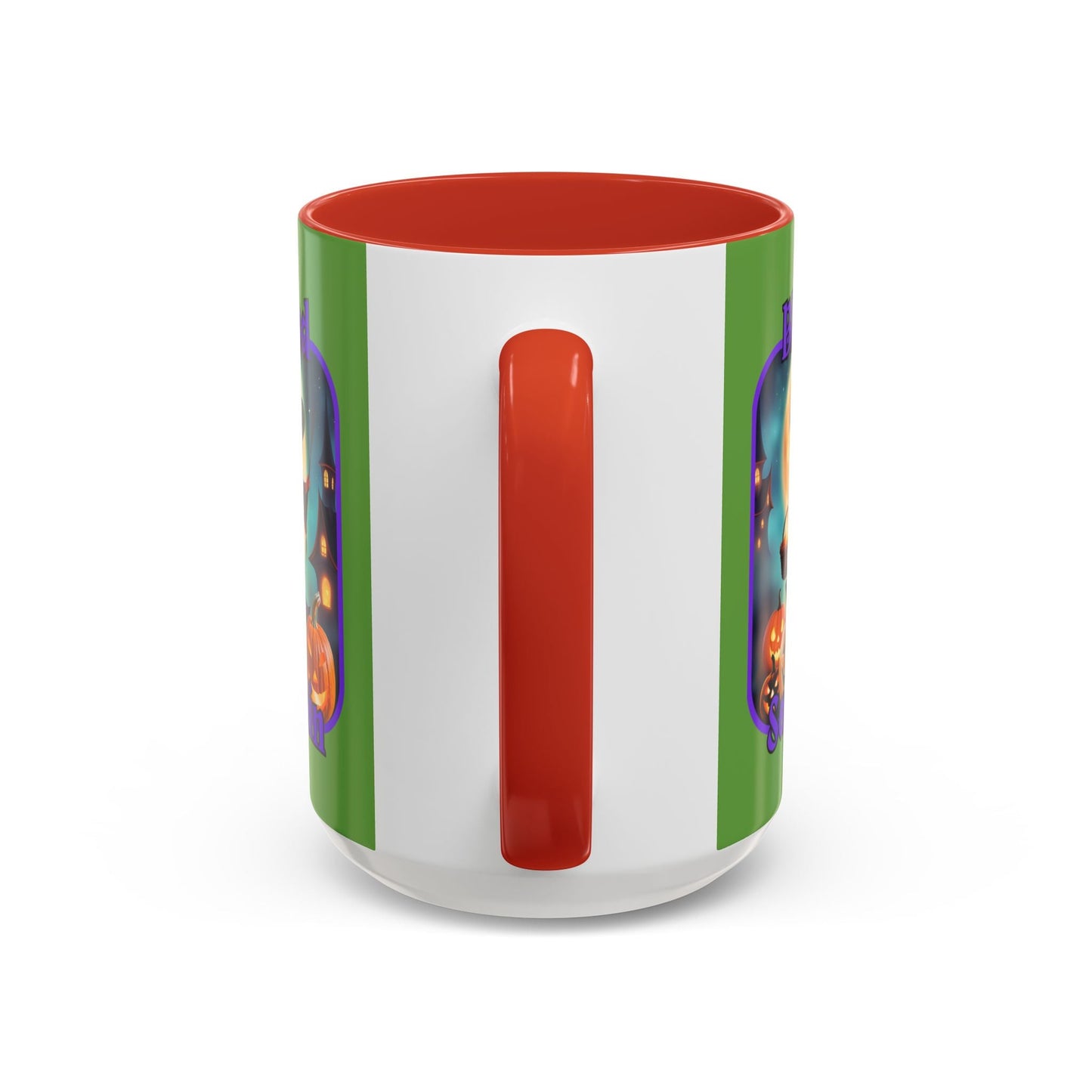 Blessed Samhain Little Witch PRfont Accent Mug by cypherpunkgear – cypherpunkgear.com | Cypherpunk Merch