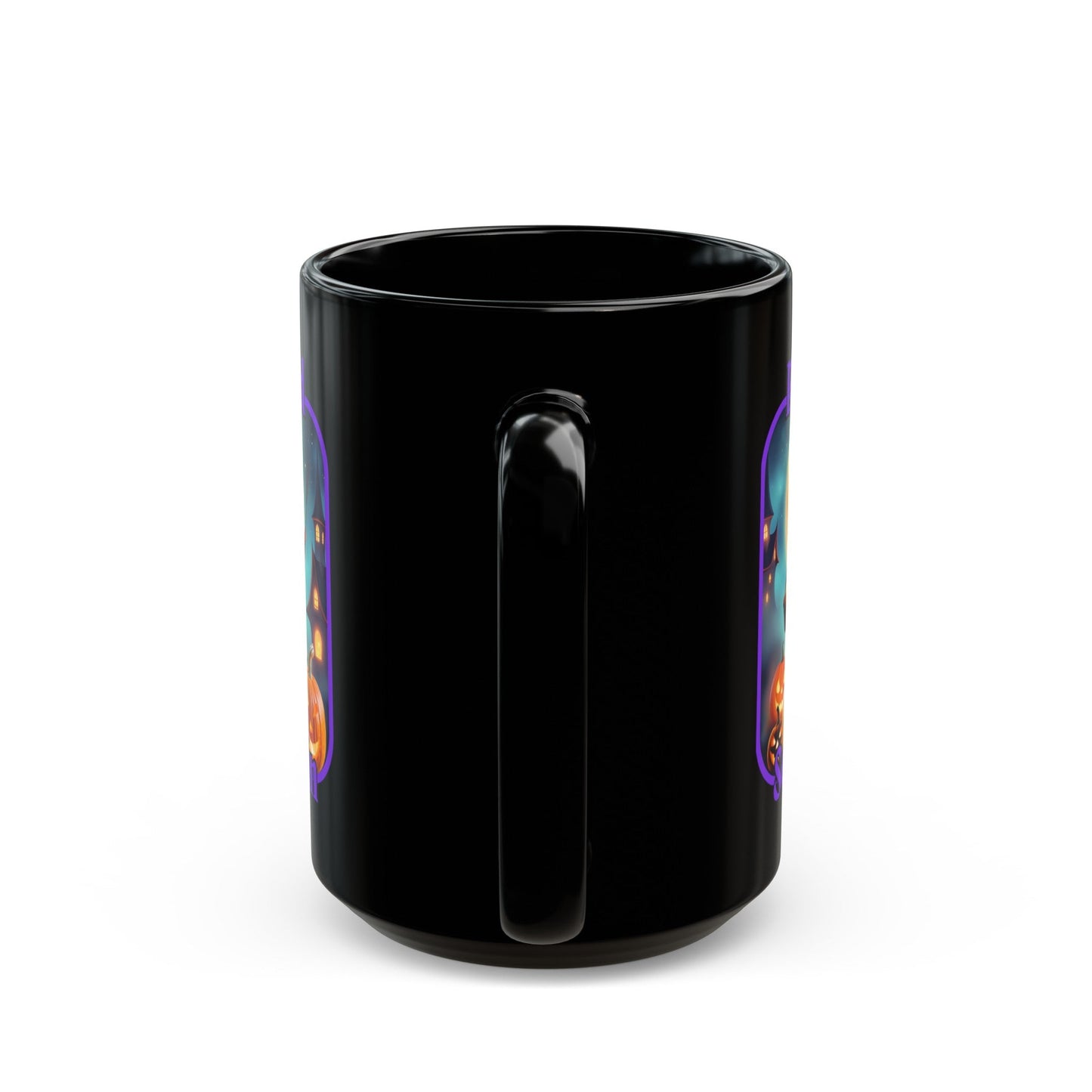 Blessed Samhain Little Witch PRfont Black Mug by cypherpunkgear – cypherpunkgear.com | Cypherpunk Merch