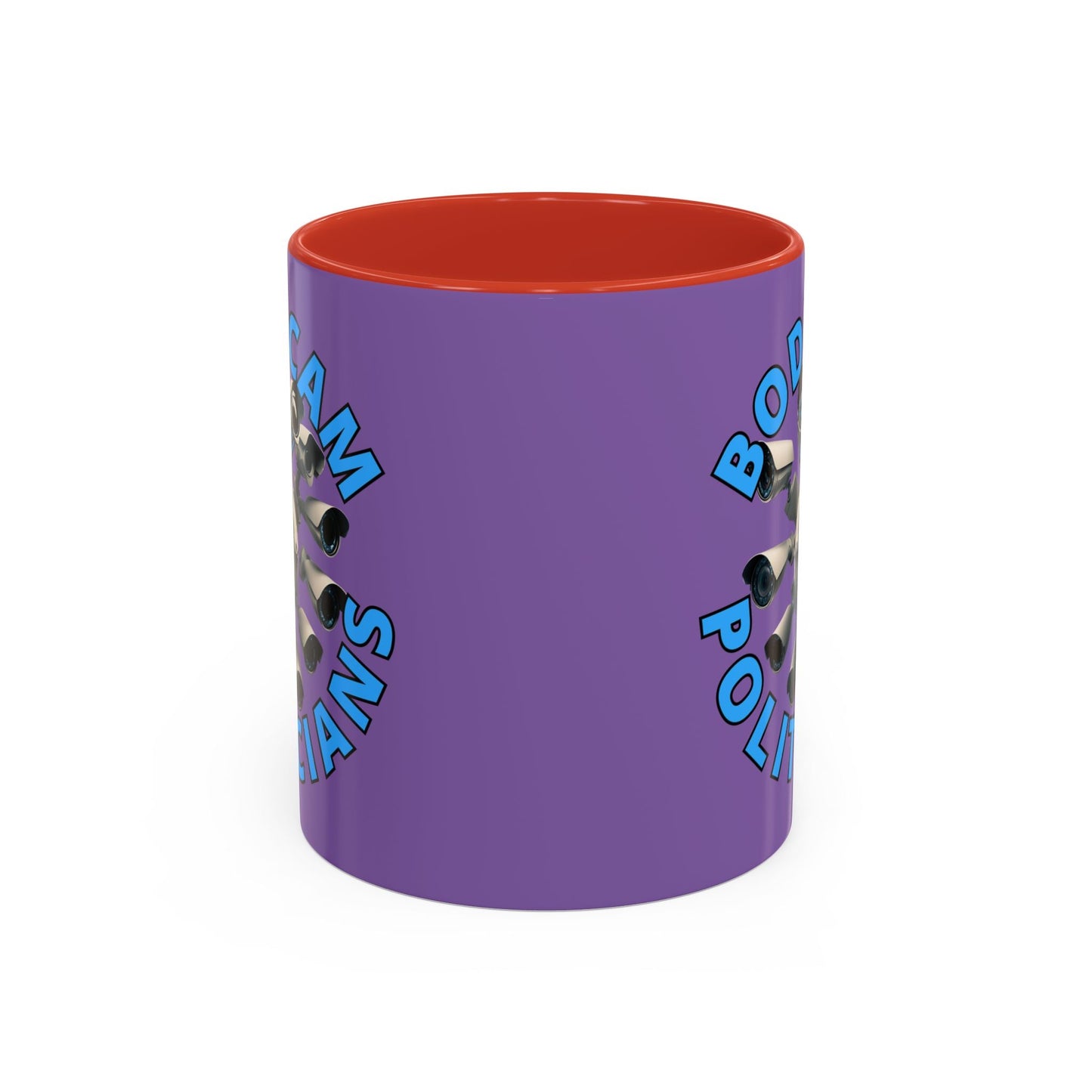 Bodycam the Politicians Cameras Light Purple Accent Mug by cypherpunkgear.com – cypherpunkgear.com | Cypherpunk Merch