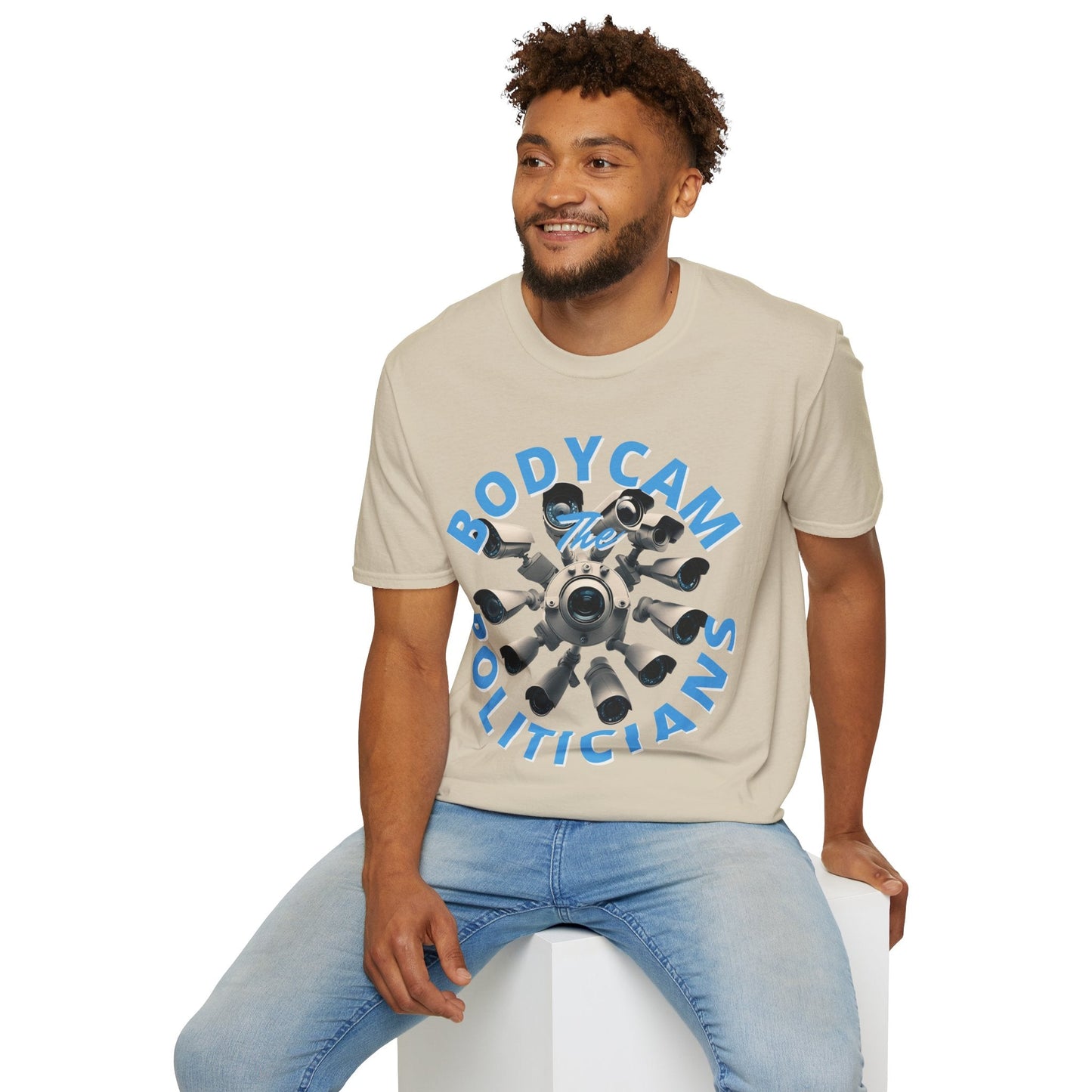 Bodycam the Politicians Cameras LTcolors Unisex T-Shirt by cypherpunkgear.com – cypherpunkgear.com | Cypherpunk Merch