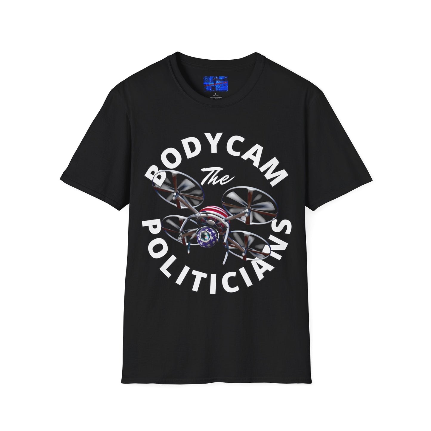 Bodycam the Politicians Drone DKcolors Unisex T-Shirt by cypherpunkgear.com – cypherpunkgear.com | Cypherpunk Merch