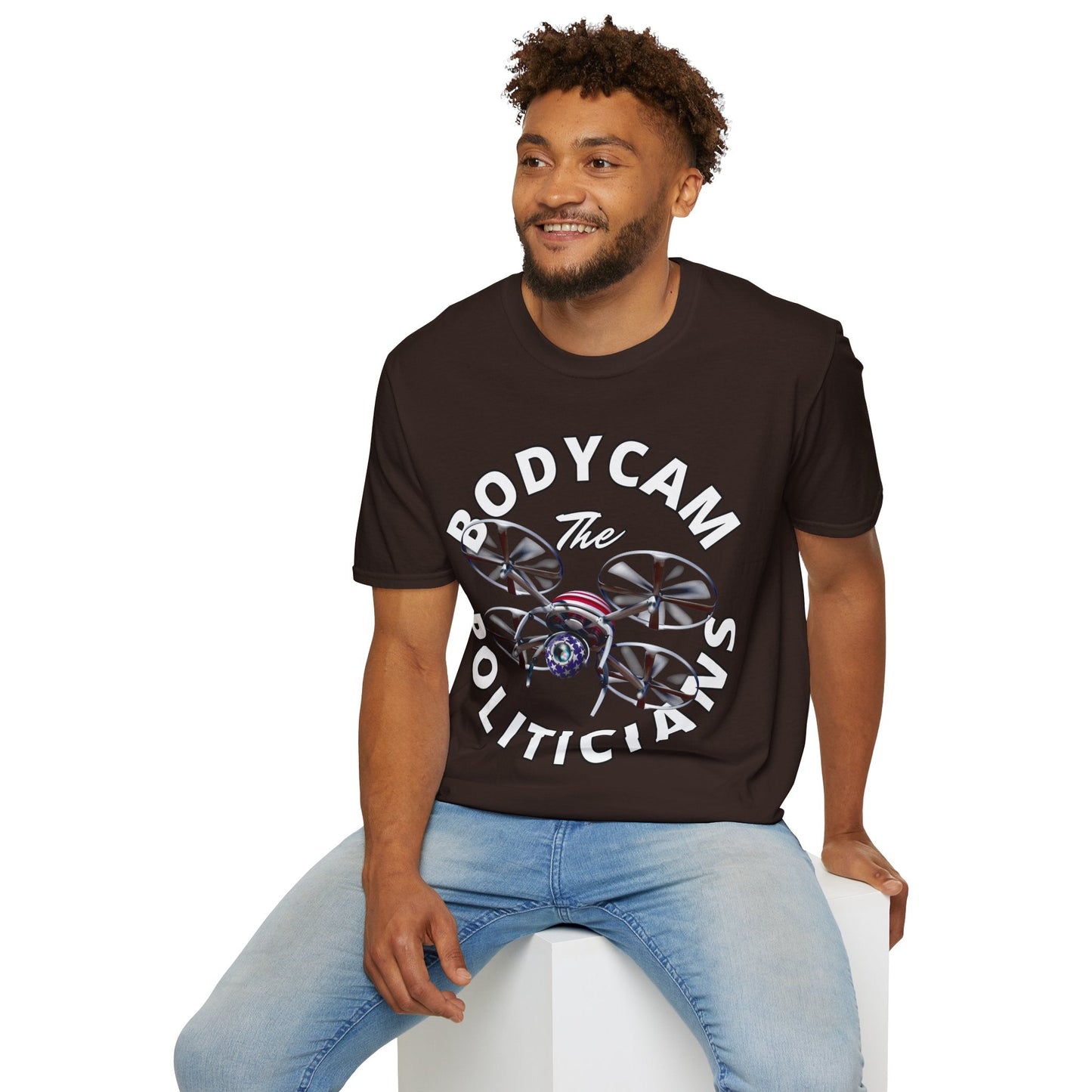 Bodycam the Politicians Drone DKcolors Unisex T-Shirt by cypherpunkgear.com – cypherpunkgear.com | Cypherpunk Merch