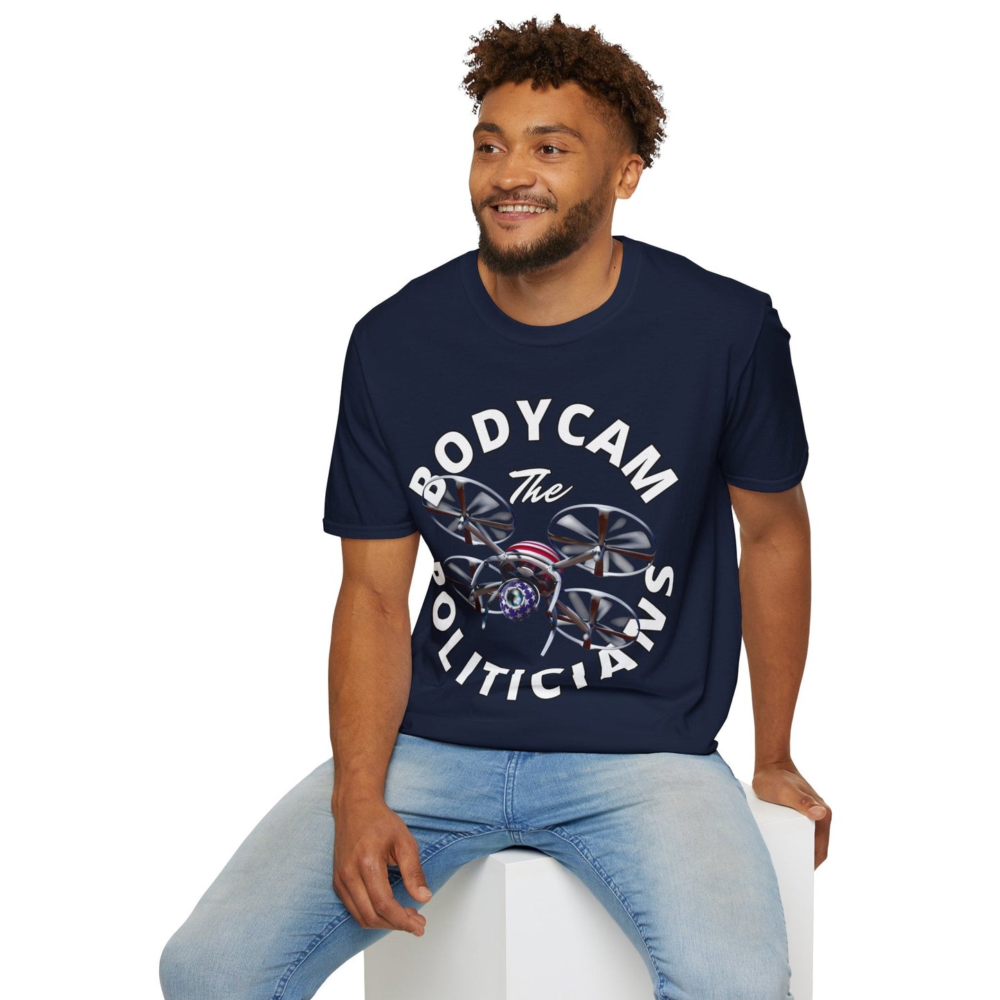 Bodycam the Politicians Drone DKcolors Unisex T-Shirt by cypherpunkgear.com – cypherpunkgear.com | Cypherpunk Merch