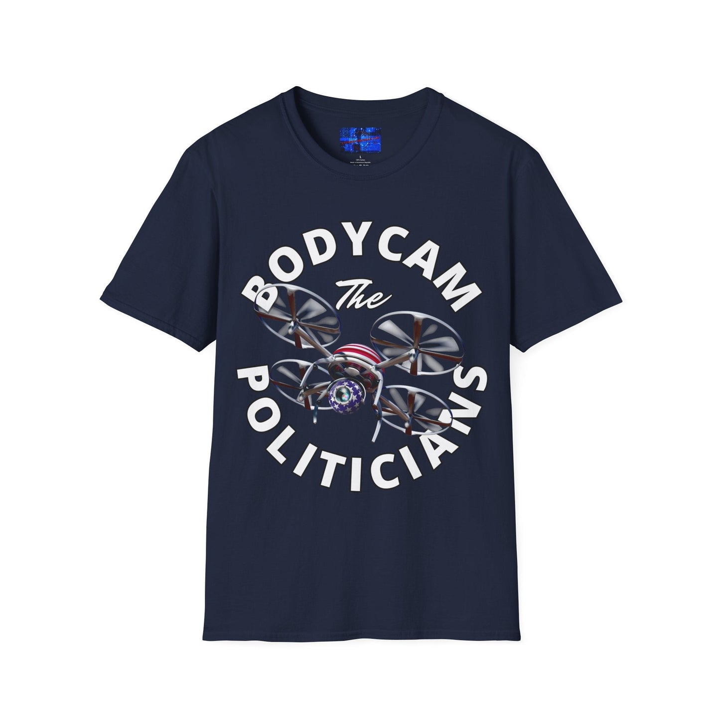 Bodycam the Politicians Drone DKcolors Unisex T-Shirt by cypherpunkgear.com – cypherpunkgear.com | Cypherpunk Merch