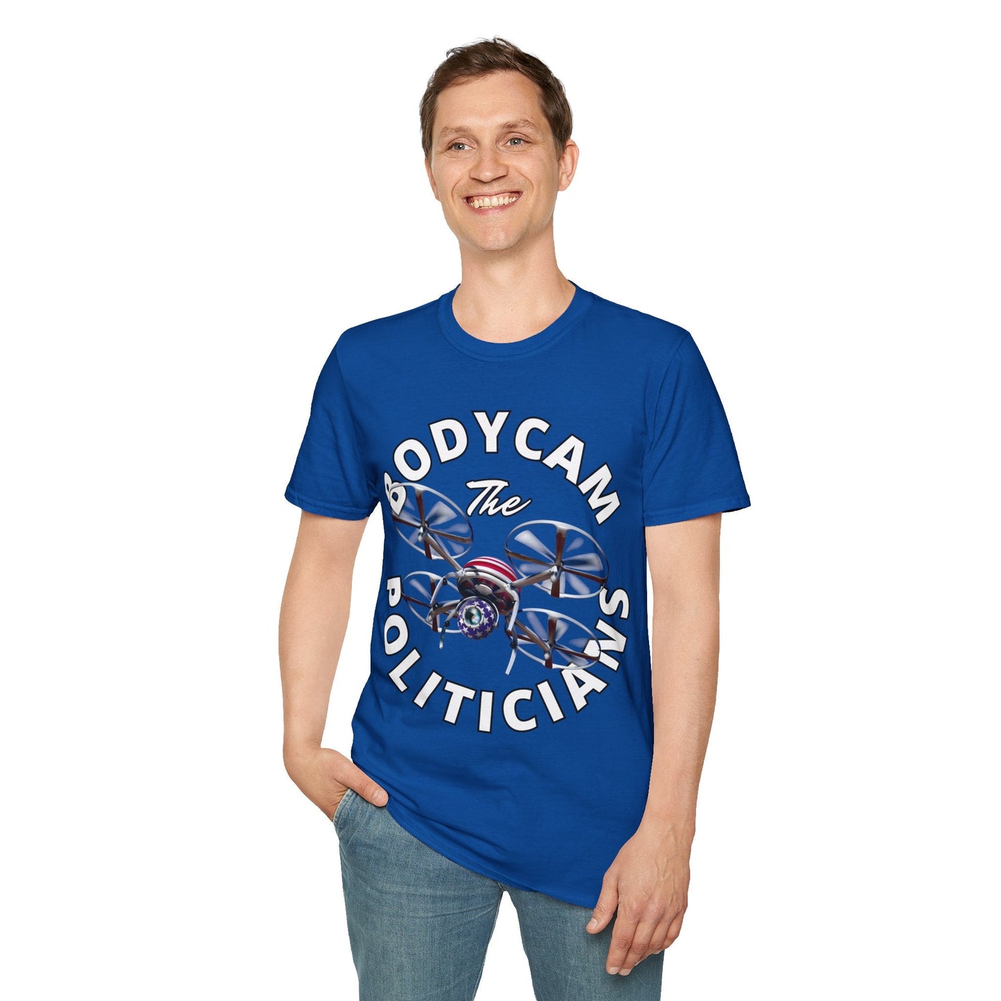 Bodycam the Politicians Drone DKcolors Unisex T-Shirt by cypherpunkgear.com – cypherpunkgear.com | Cypherpunk Merch