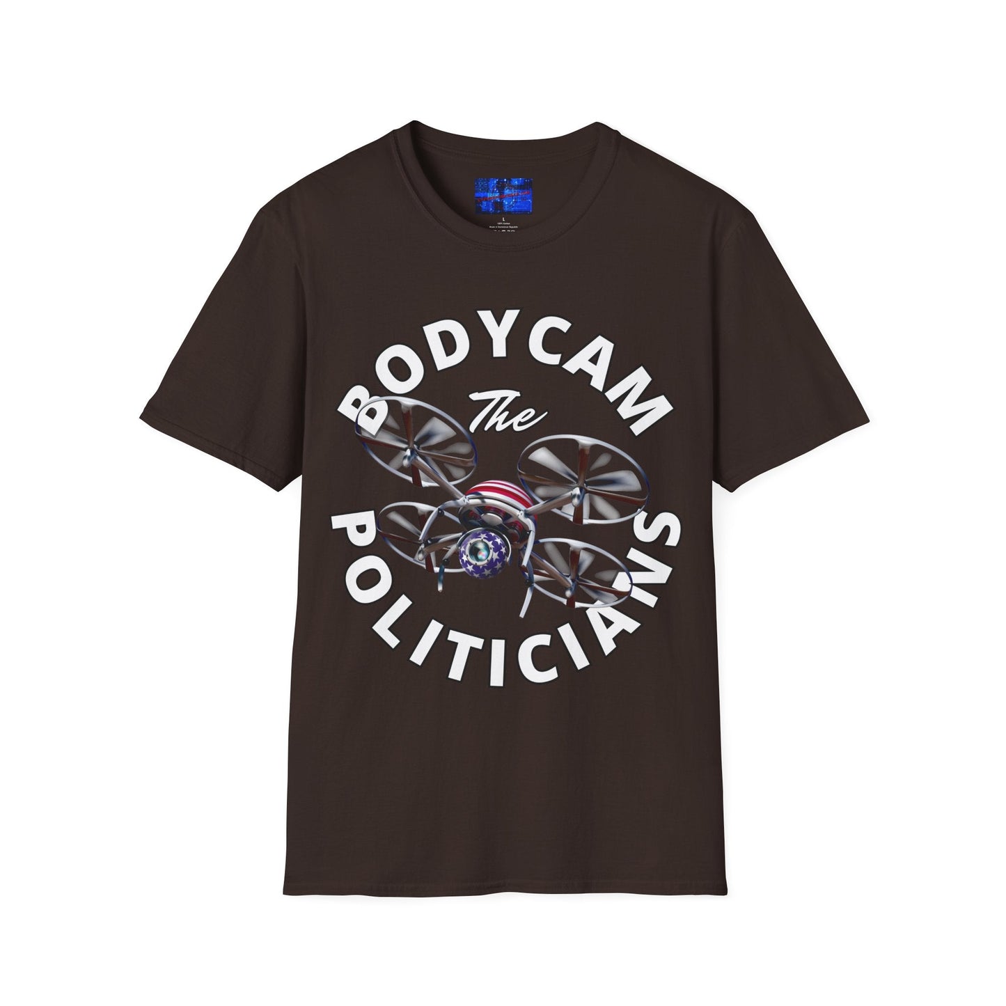 Bodycam the Politicians Drone DKcolors Unisex T-Shirt by cypherpunkgear.com – cypherpunkgear.com | Cypherpunk Merch